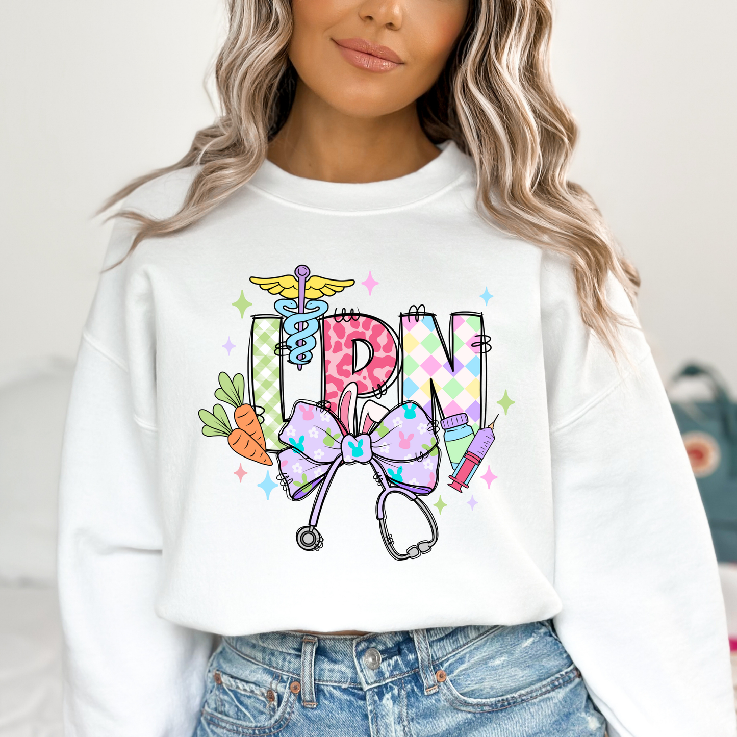 LPN Easter Theme Full Color DTF Transfer