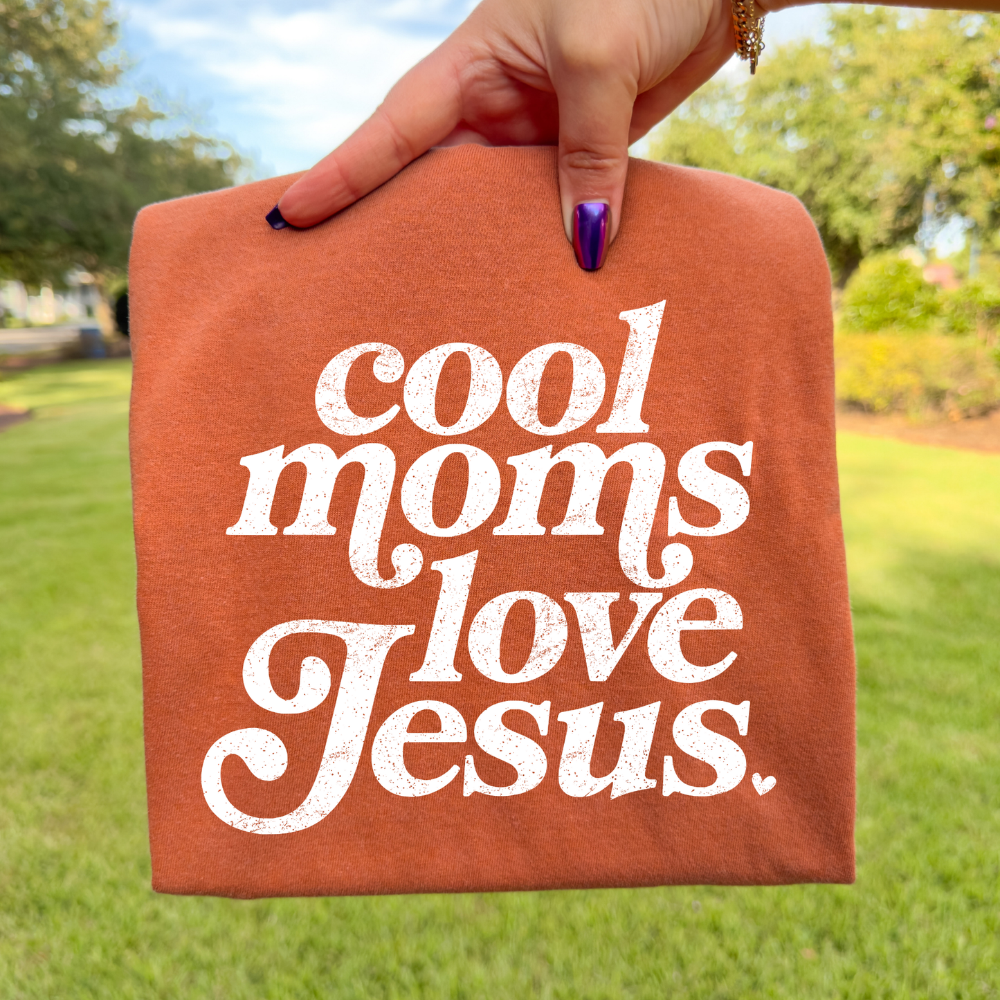 Cool Moms Love Jesus Full Color DTF Transfer