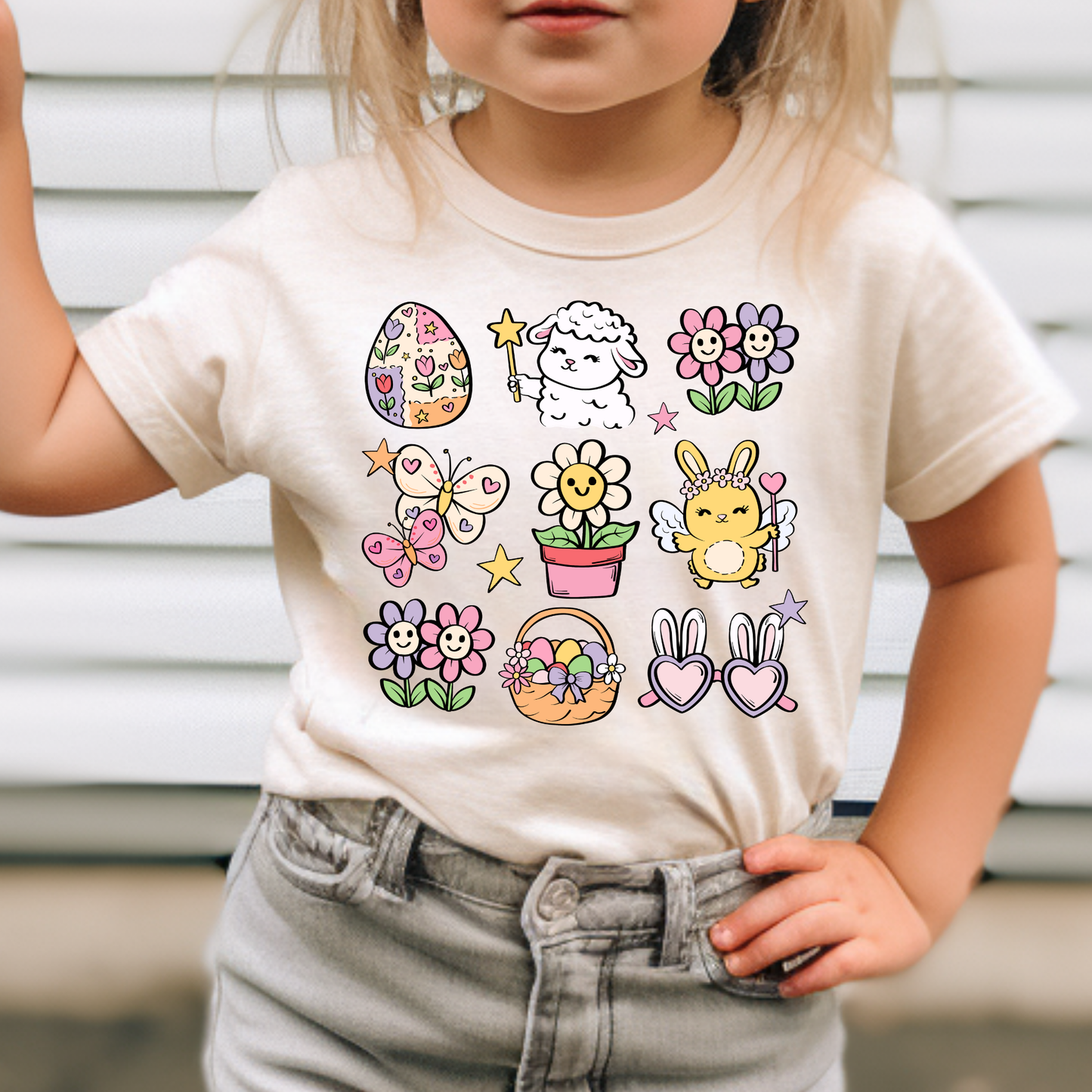 Easter Icons Grid Full Color DTF Transfer