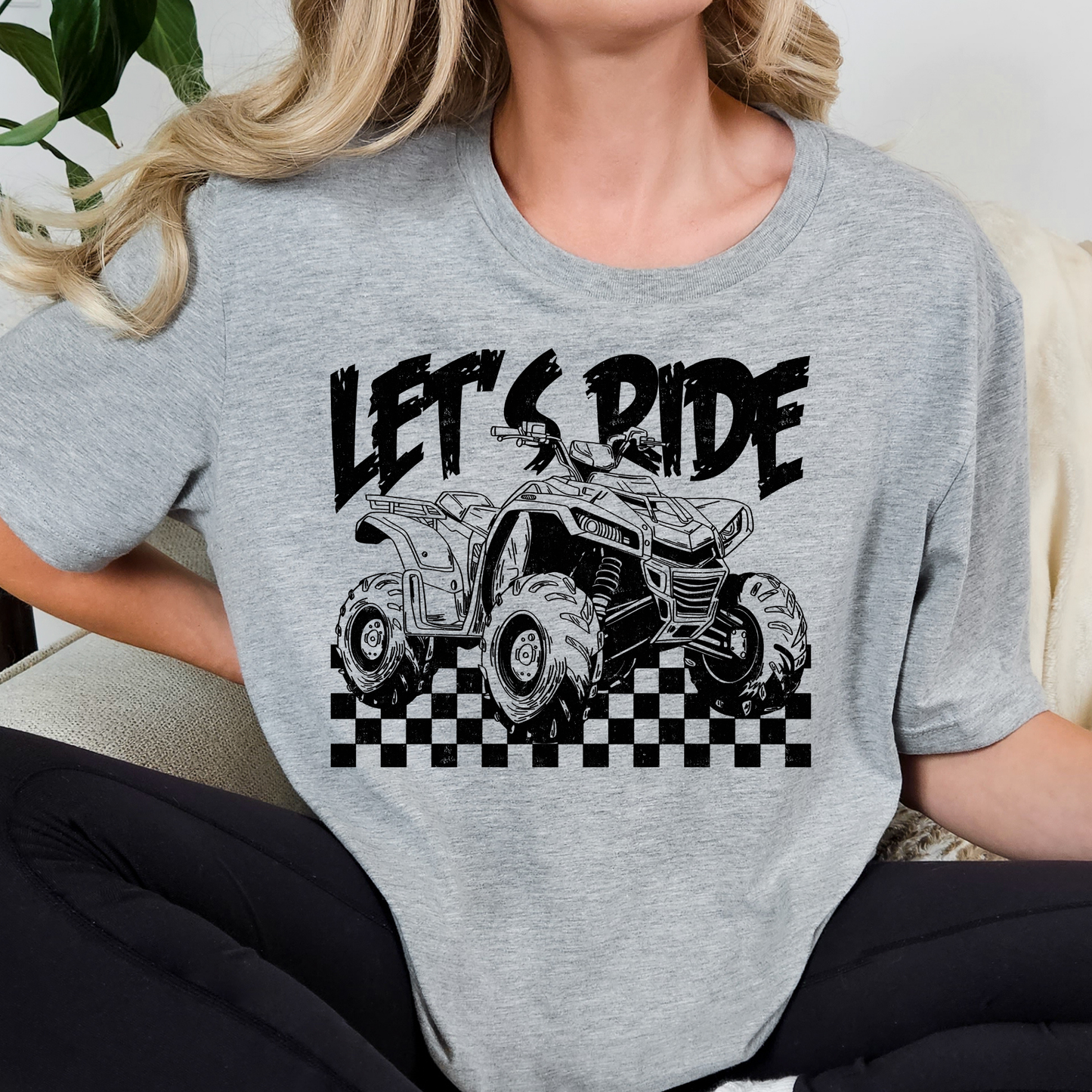 Lets Ride (4-Wheeler) Full Color DTF Transfer