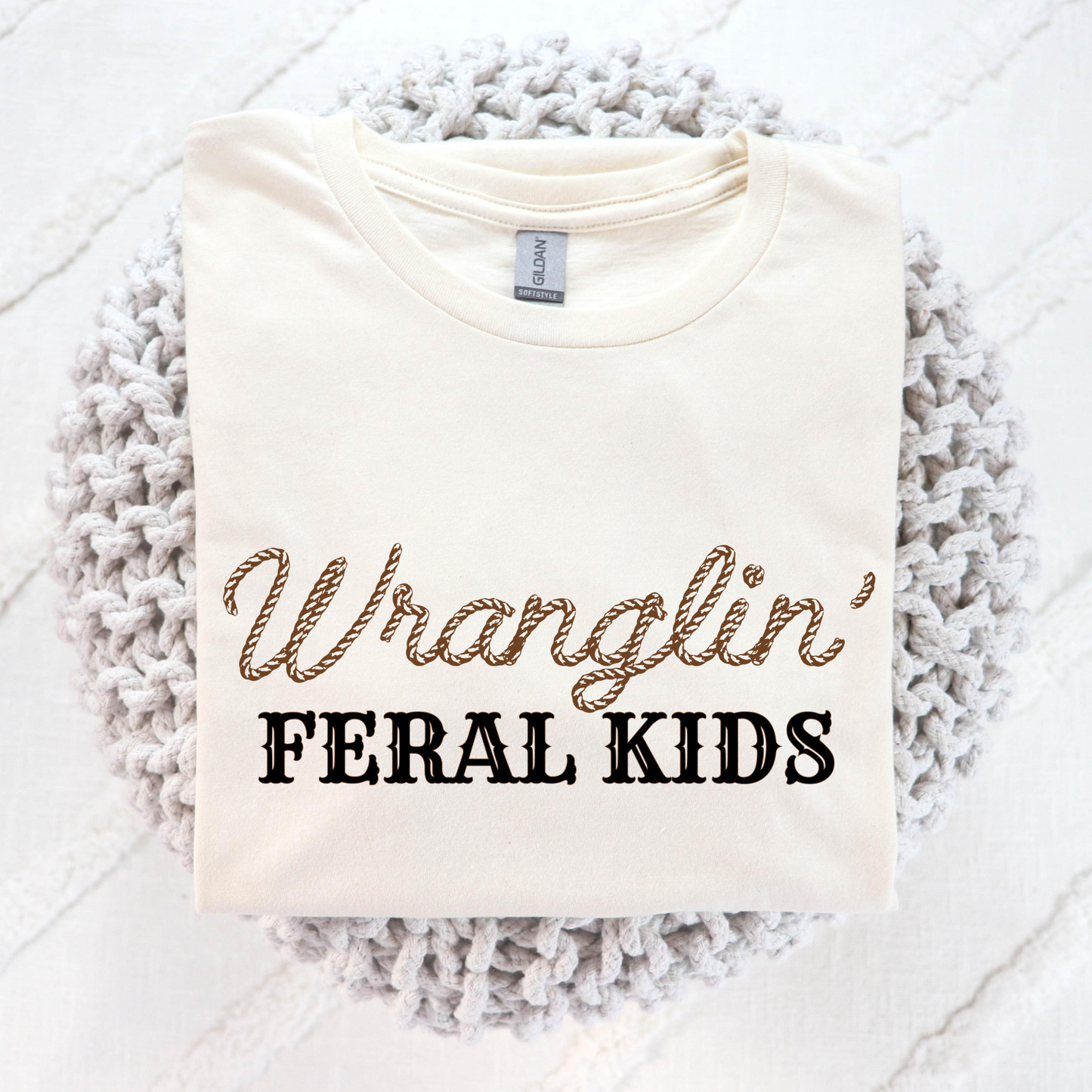 Wranglin' Feral Kids Full Color DTF Transfer