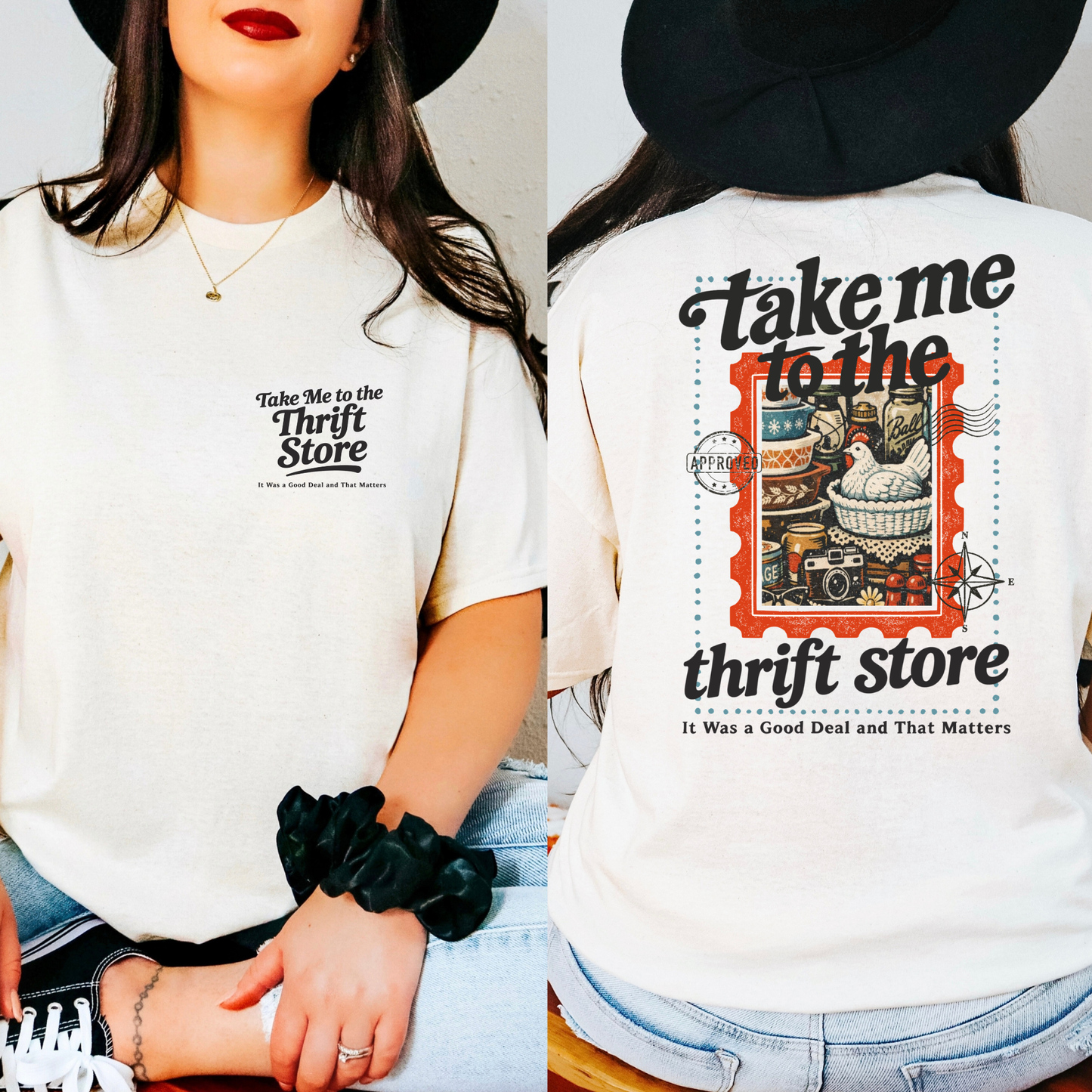 Take Me To The Thrift Store Full Color DTF Transfer
