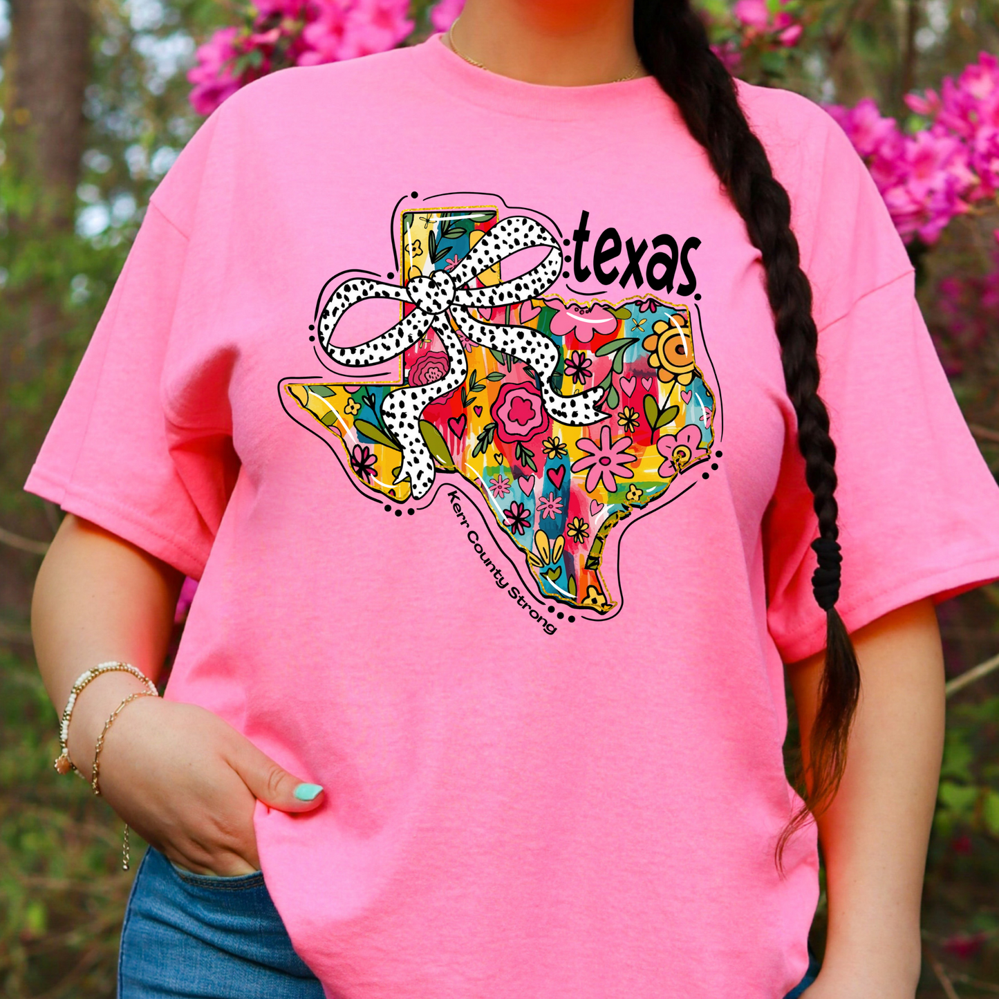 COMPLETED TEE Kerr County Strong *KERR COUNTRY FLOOD - FUNDRAISER*