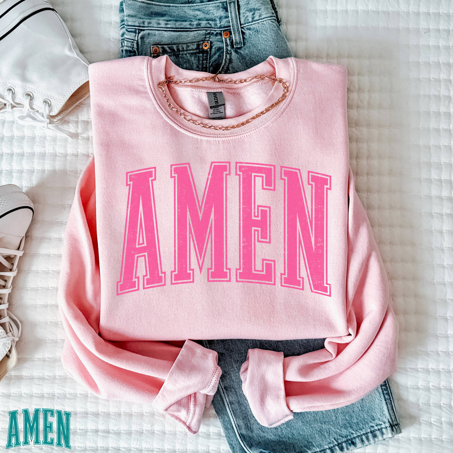 Amen Full Color DTF Transfer