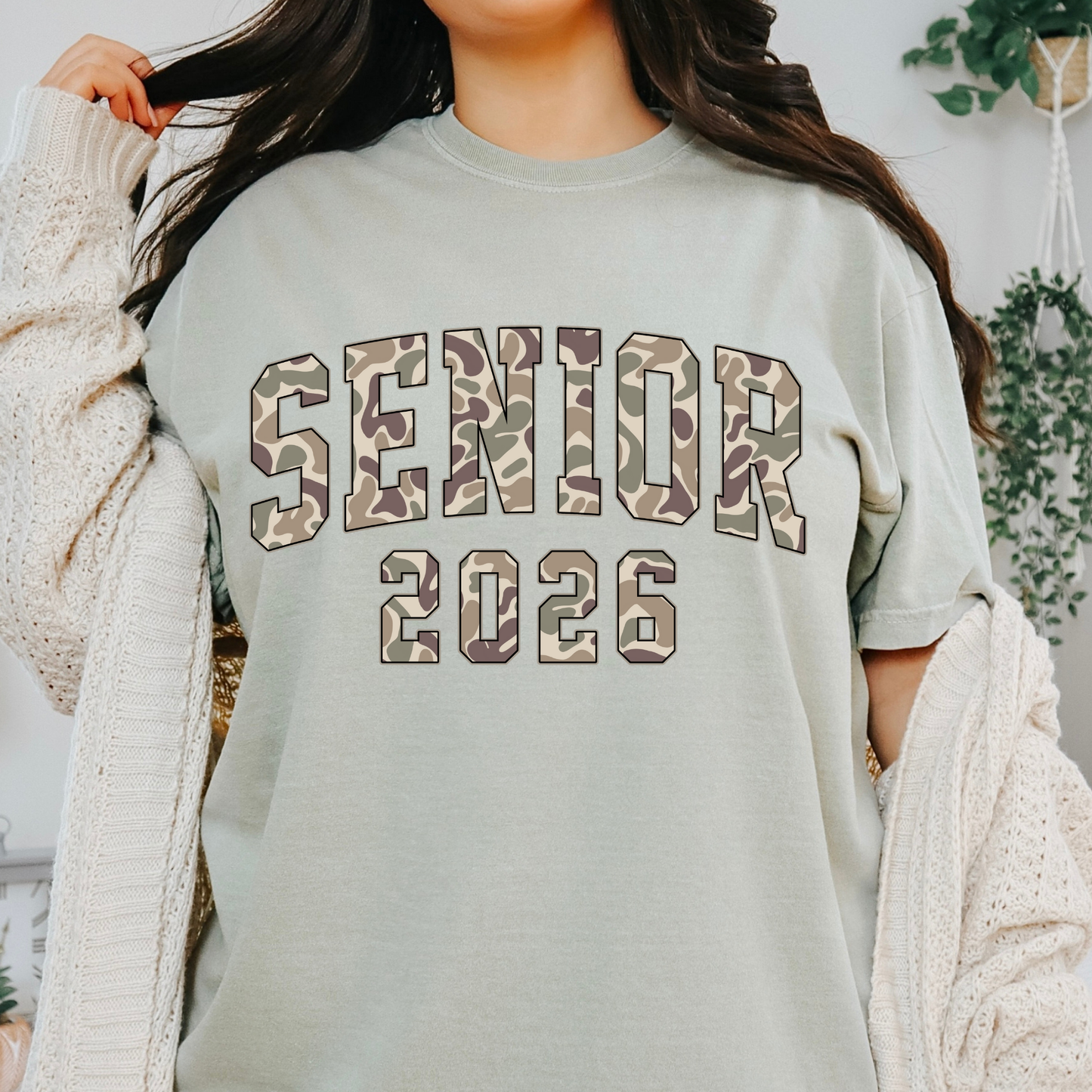 Camo Senior 2026 Full Color DTF Transfer