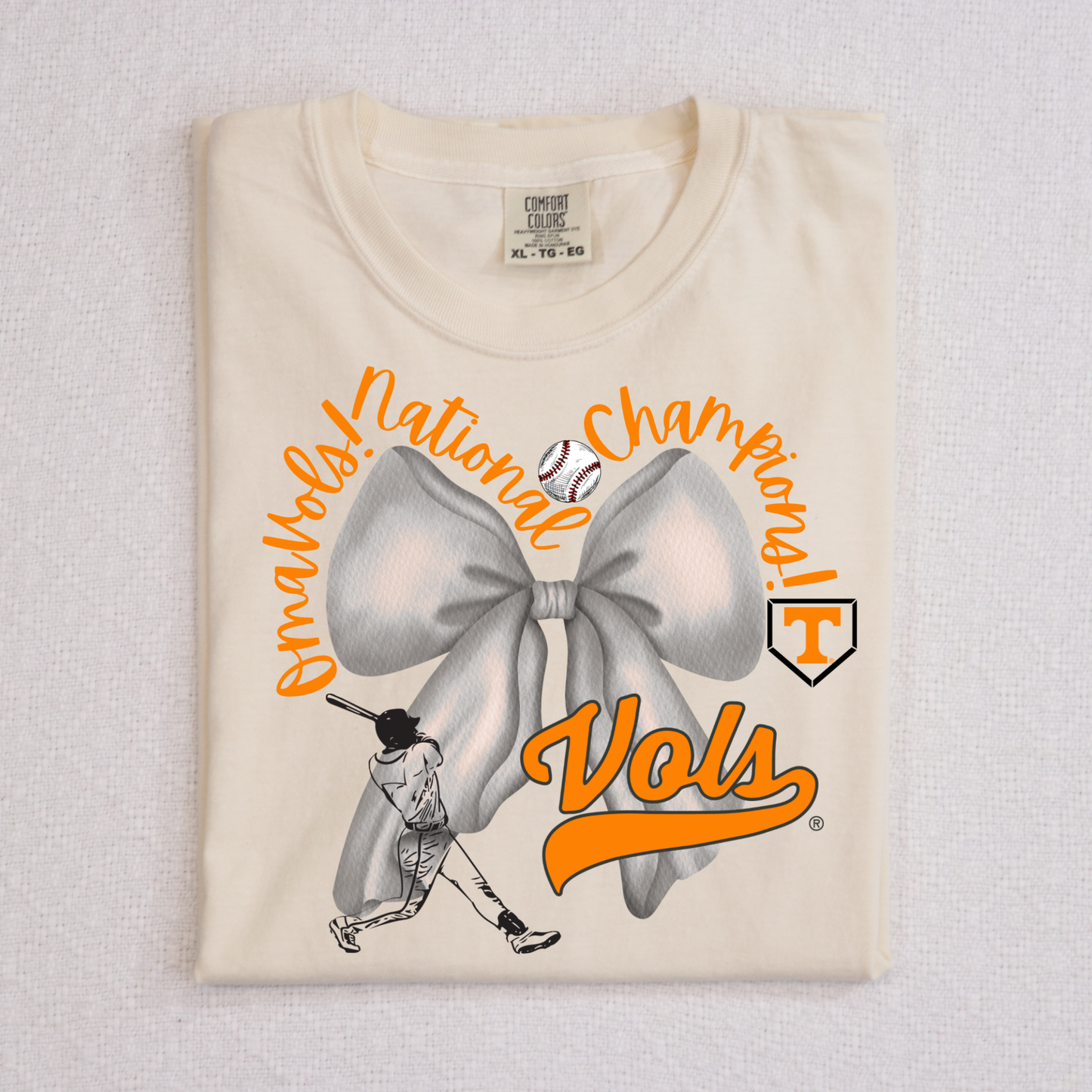 Tennessee Nation Champions Vols Baseball Full Color DTF Transfer