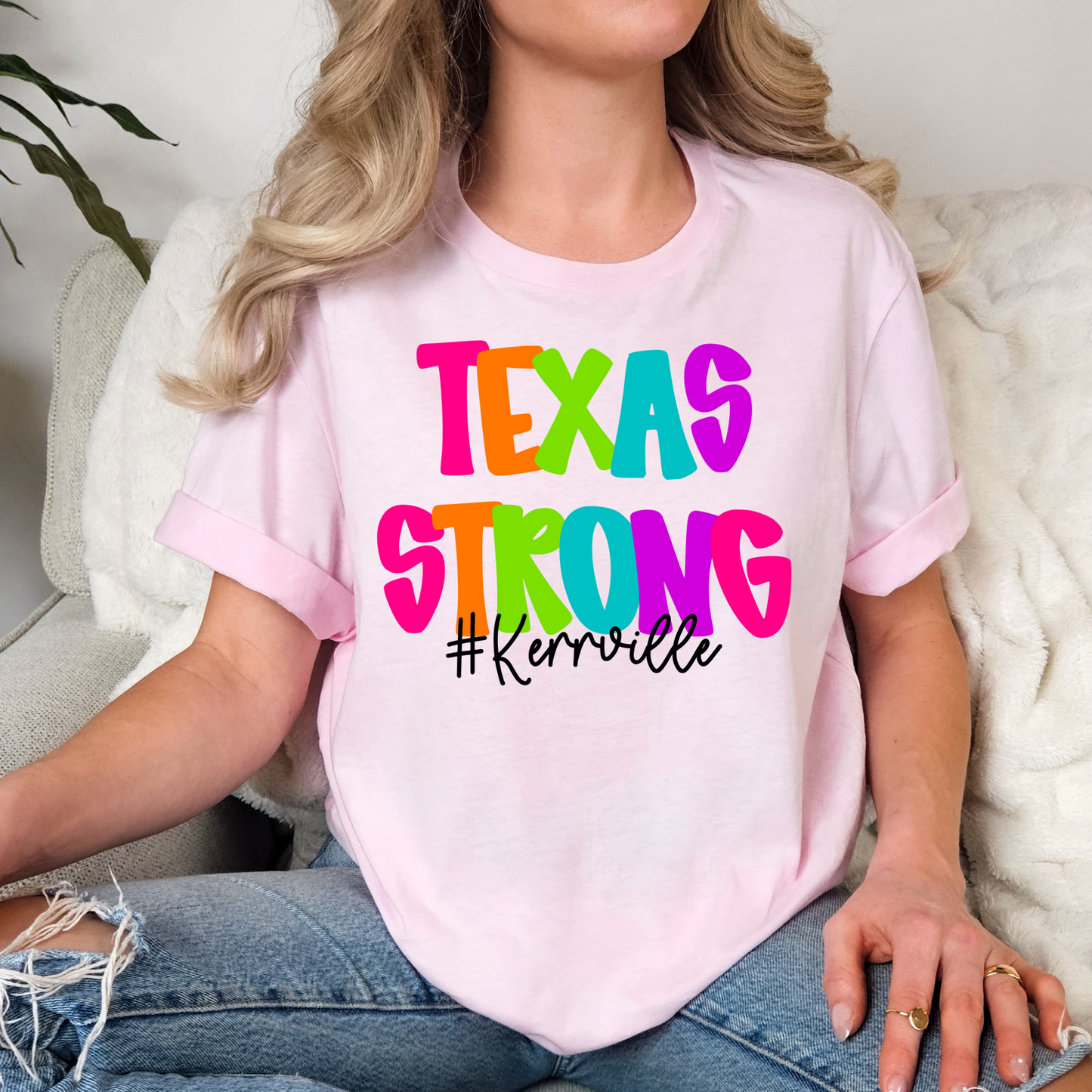 COMPLETED TEE Texas Strong #Kerrville *KERR COUNTRY FLOOD - FUNDRAISER*