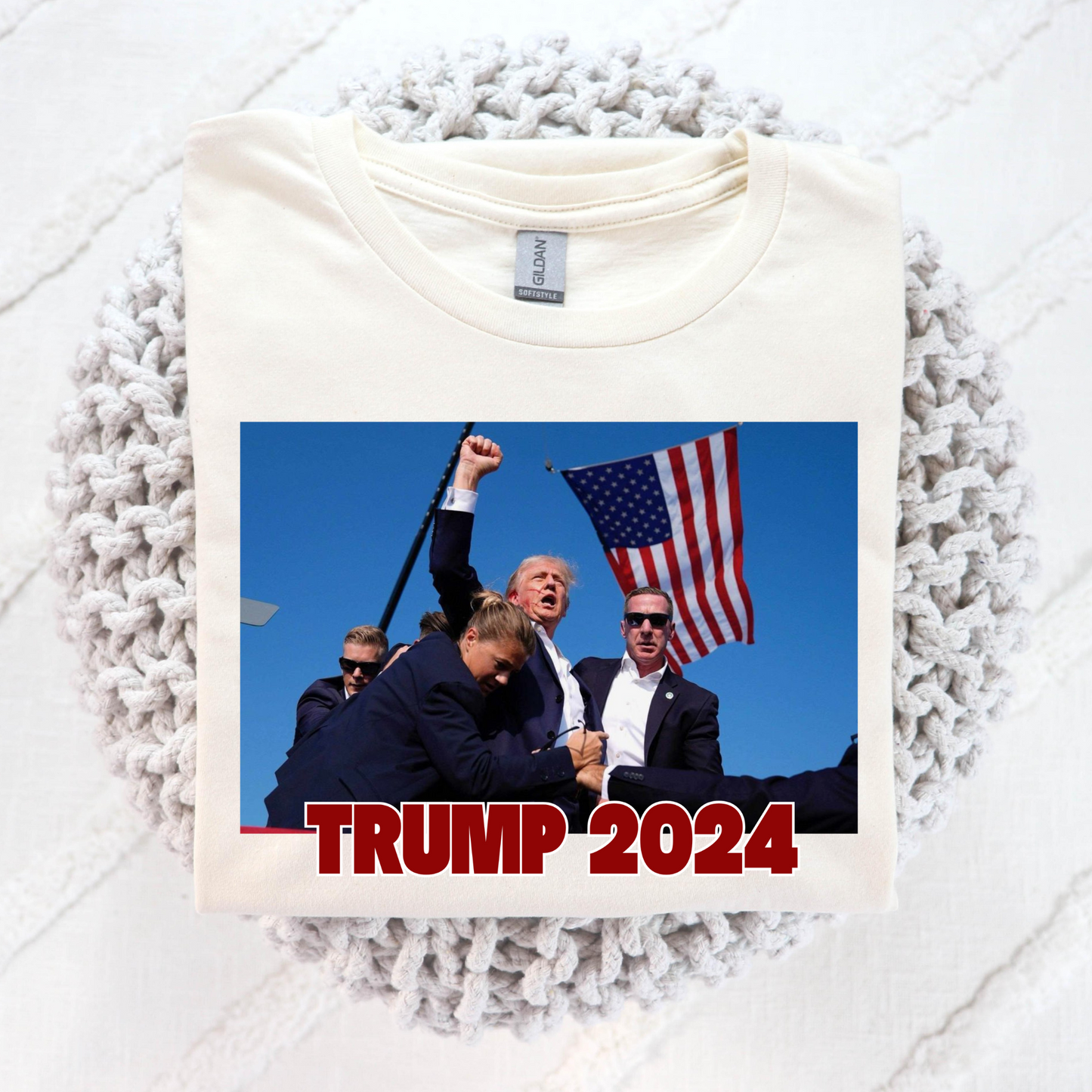 Trump 2024 (Assassination Attempt Trump Rally 2024) Full Color DTF Transfer