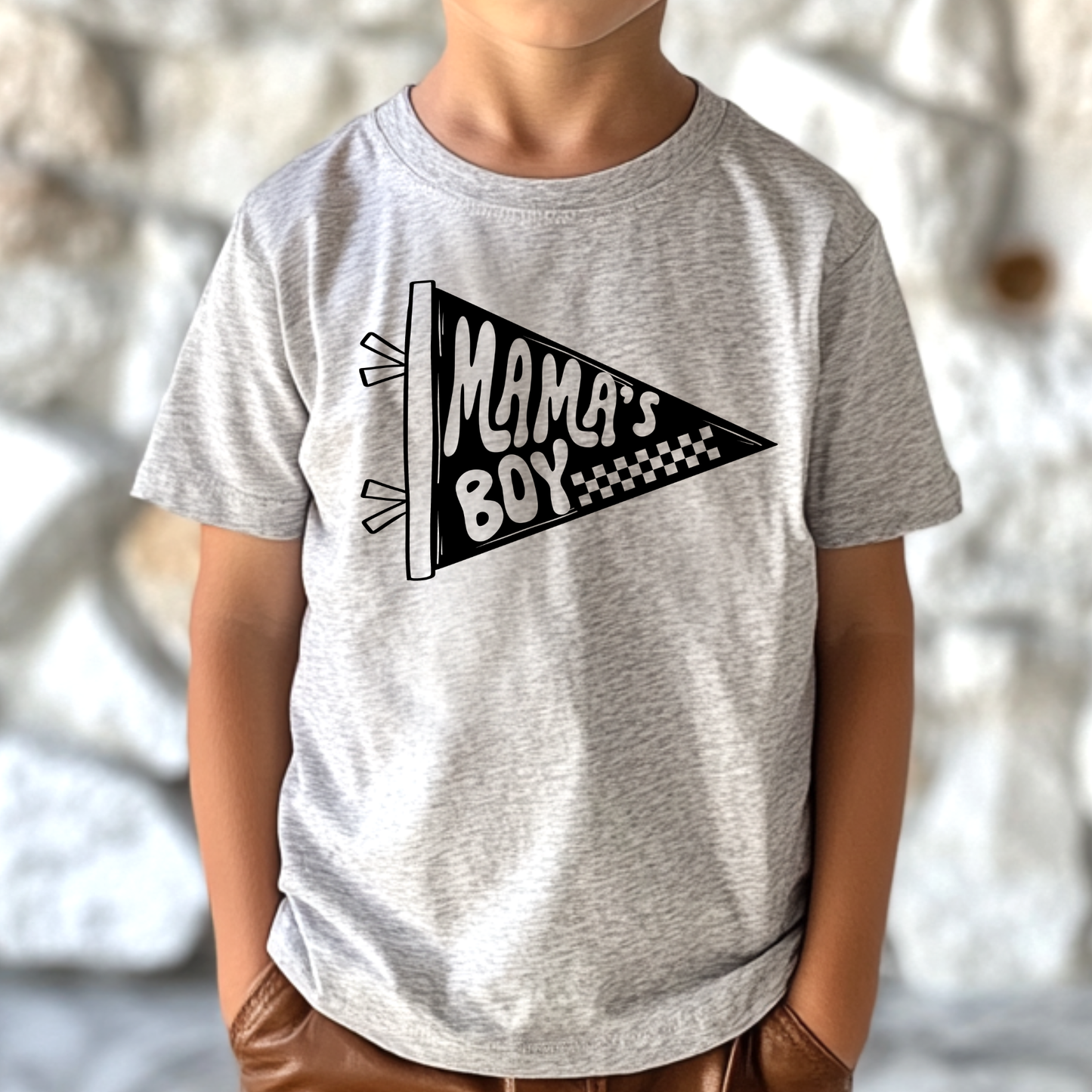 Mama's Boy Flag Full Color DTF Transfer