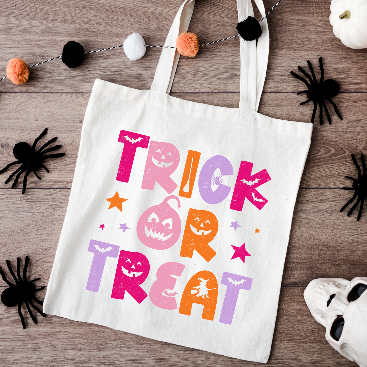 Trick or Treat Bags (Boy/Girl Color Theme Option)