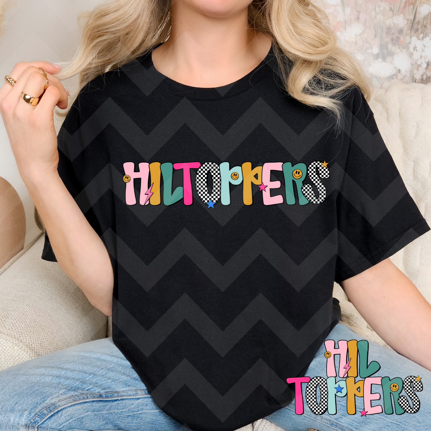 Hiltoppers (Retro Alpha) Full Color DTF Transfer