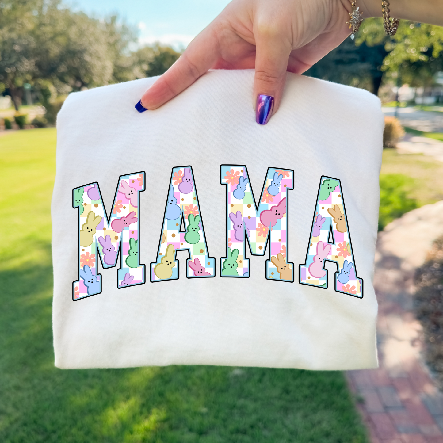 Mama (Peep Collage) Full Color DTF Transfer