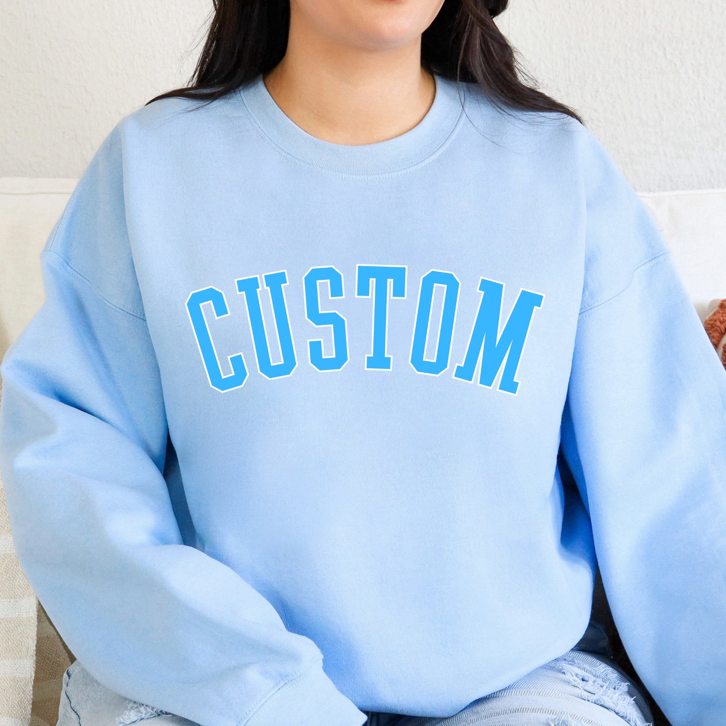 Custom Varsity Outlined Font (EDITABLE) Full Color DTF Transfer