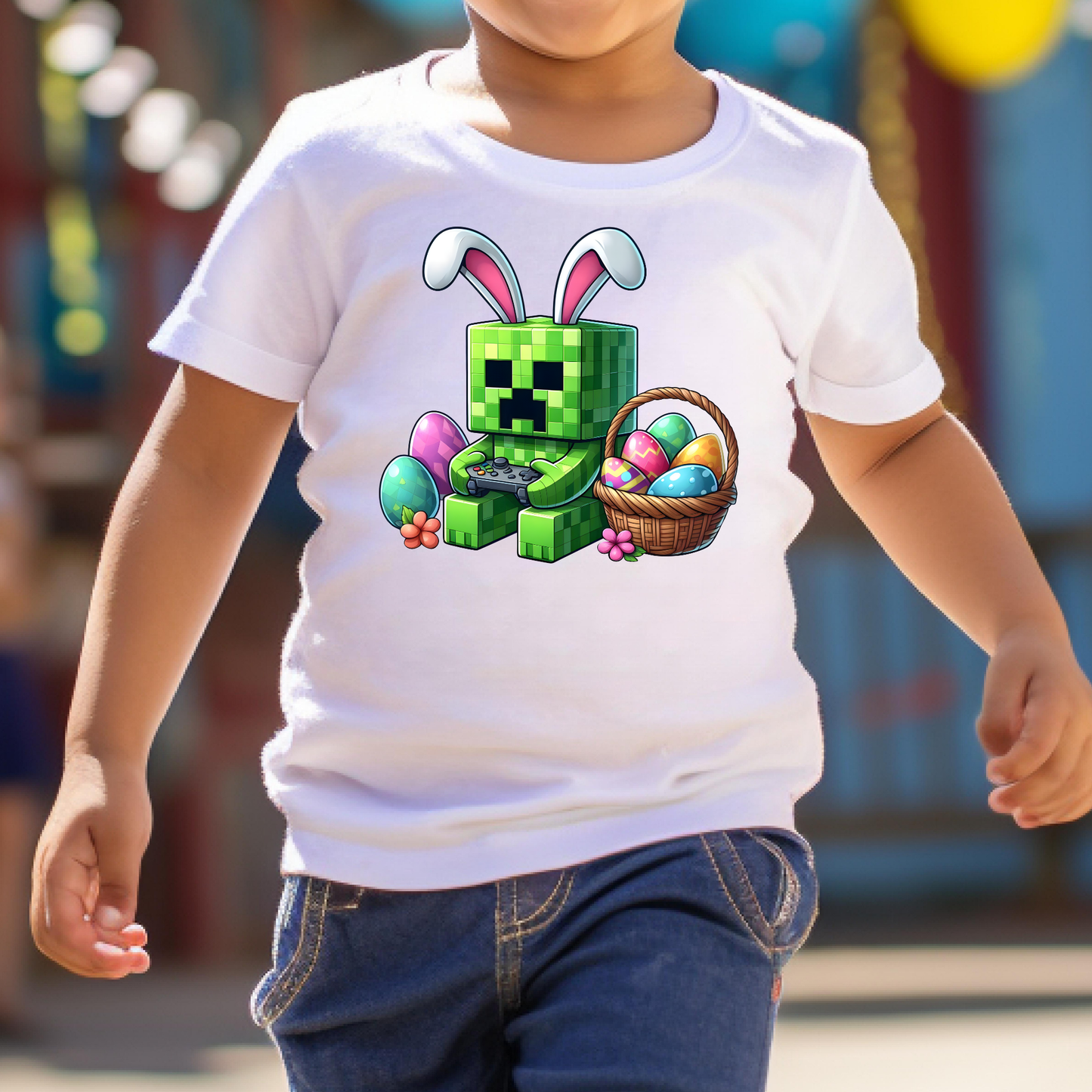 Minecraft Easter Characters (MULTI AVAIABLE) Full Color DTF Transfer