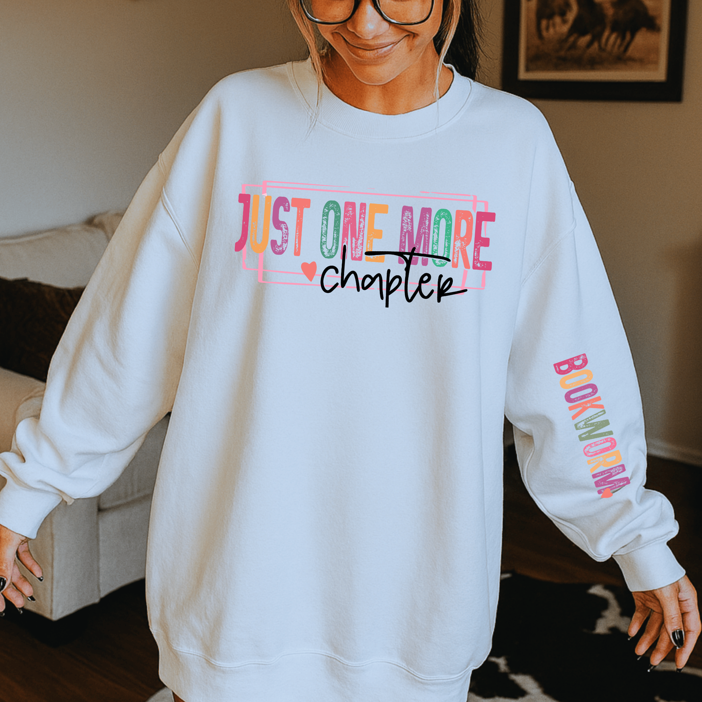 Just One More Chapter (Sleeve Option) Full Color DTF Transfer