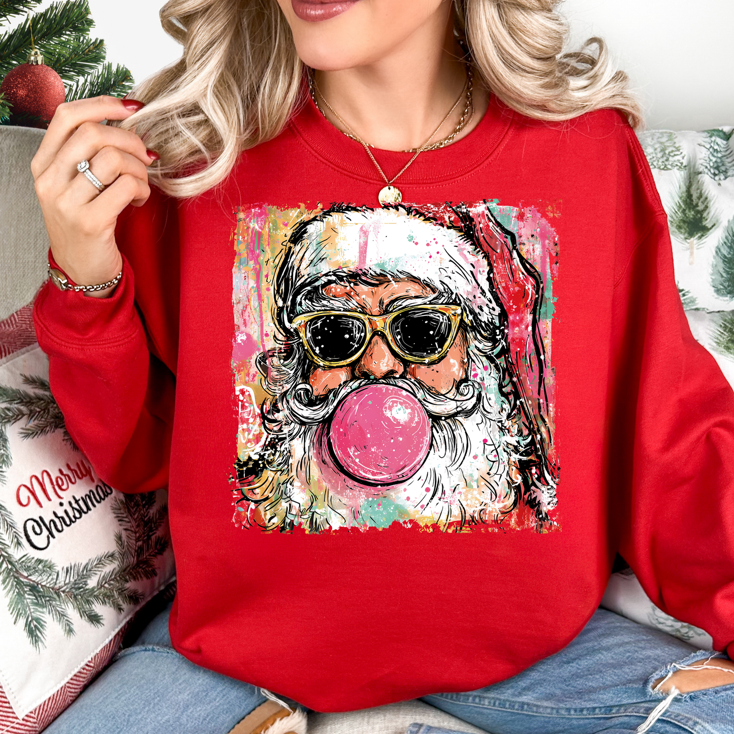 Santa (Sketch) Full Color DTF Transfer