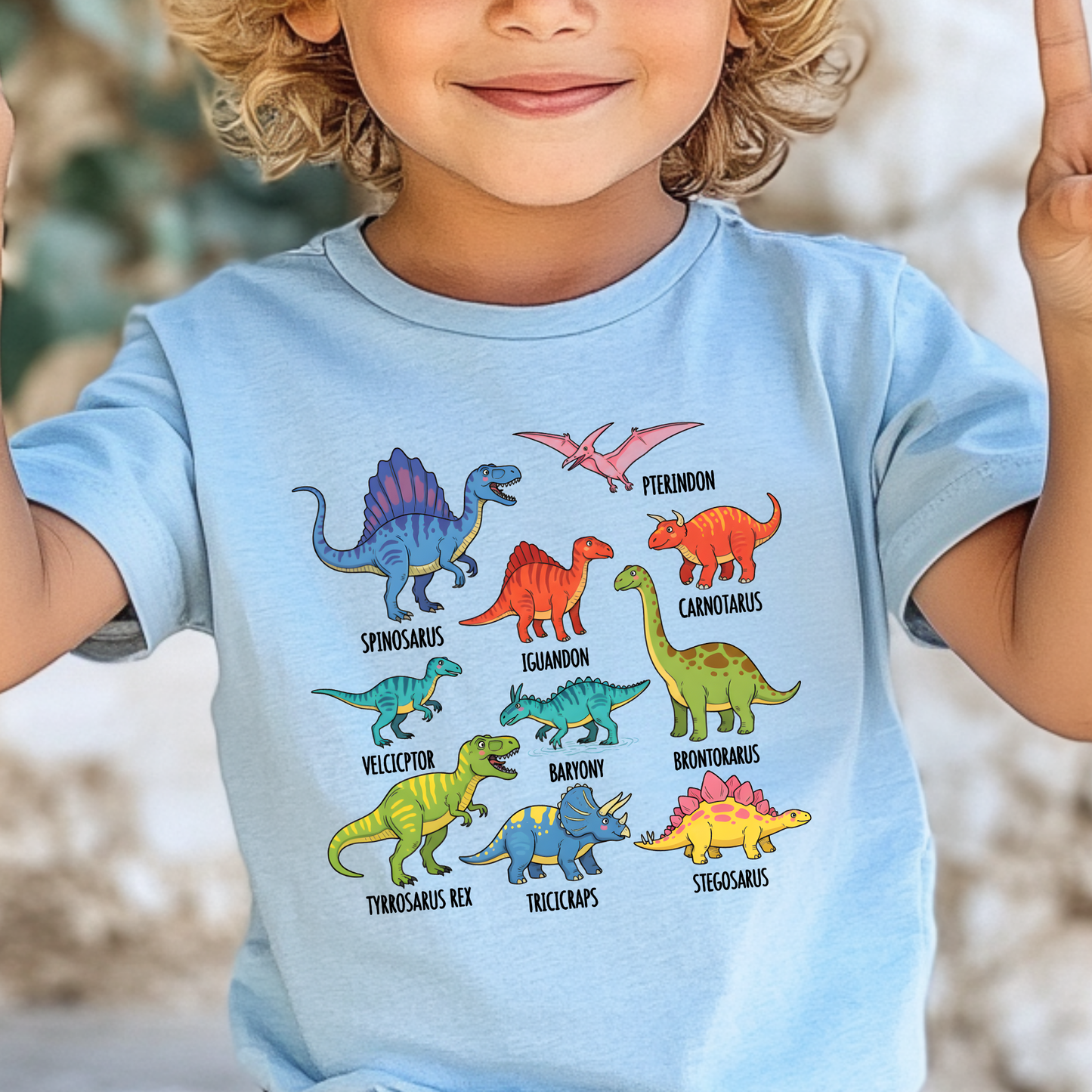 Dinosaurs Full Color DTF Transfer
