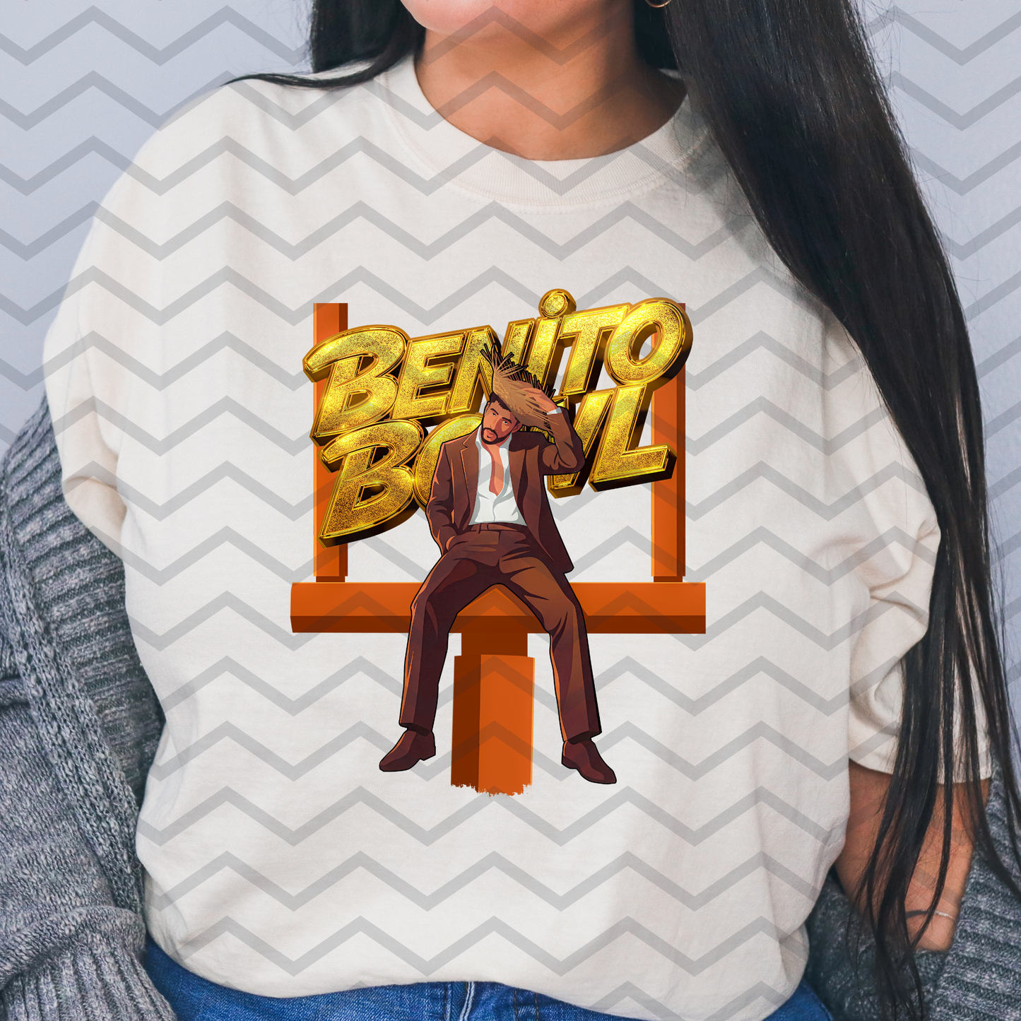 Benito Bowl (LIX Bunny Bowl) Full Color DTF Transfer