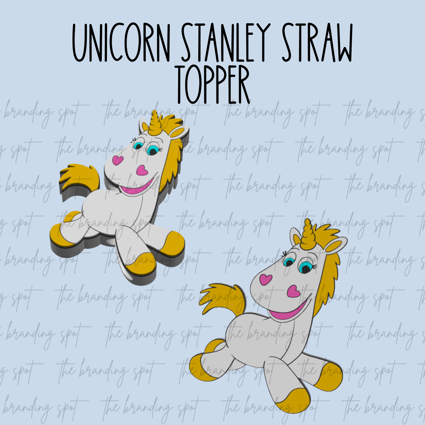 Unicorn Stanley Straw Topper