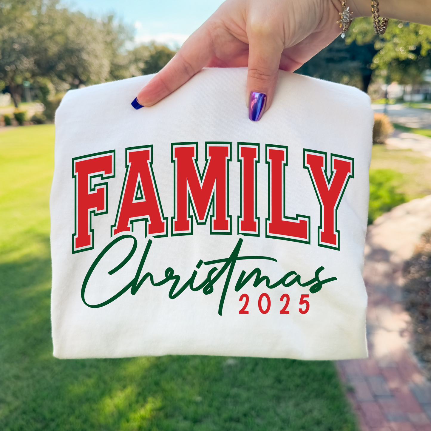 Family Christmas 2025 Full Color DTF Transfer