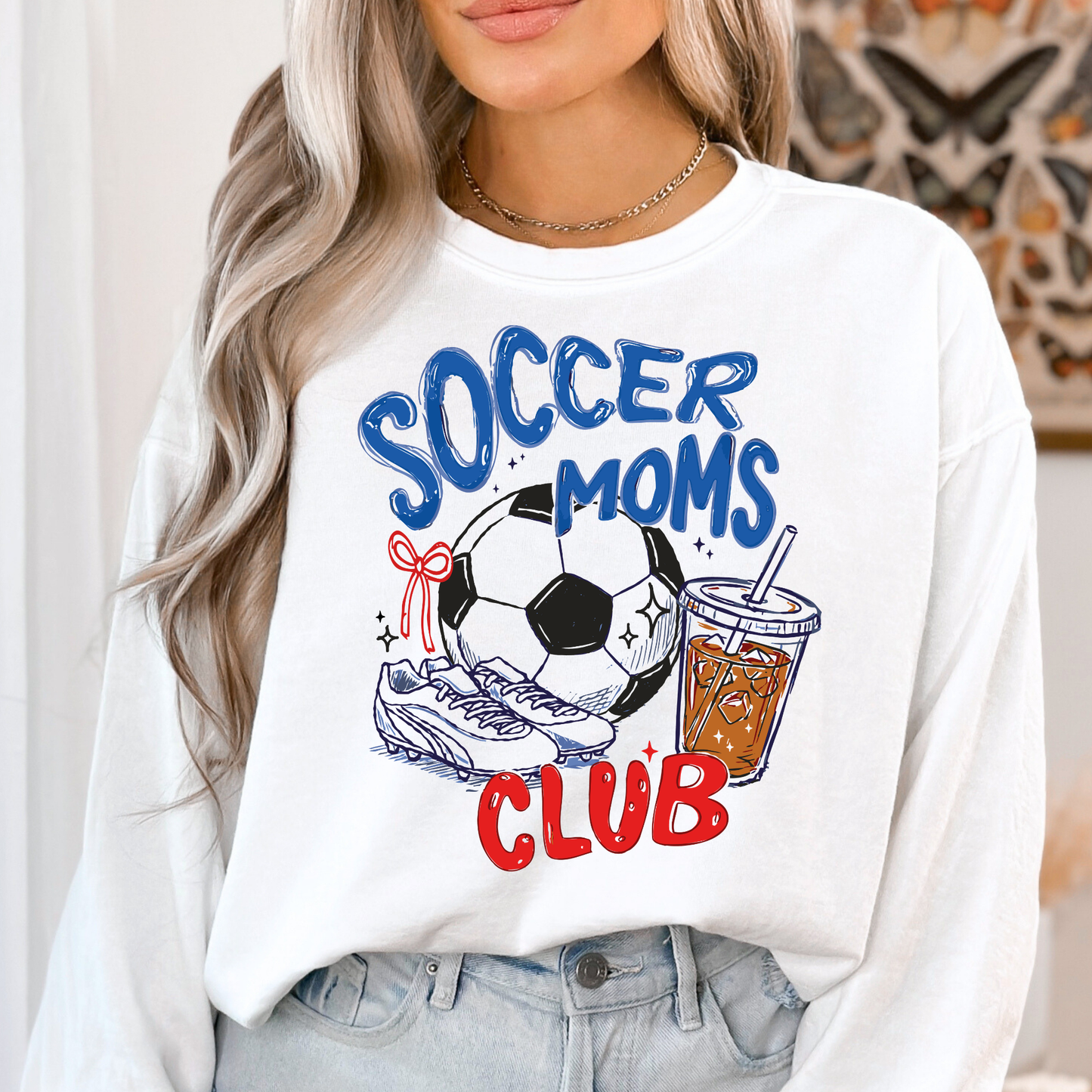Soccer Moms Club Full Color DTF Transfer