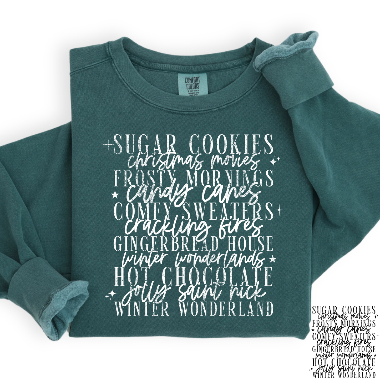 Christmas Things Full Color DTF Transfer