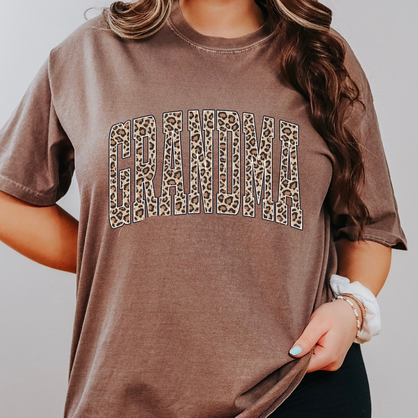 Leopard Grandma Full Color DTF Transfer