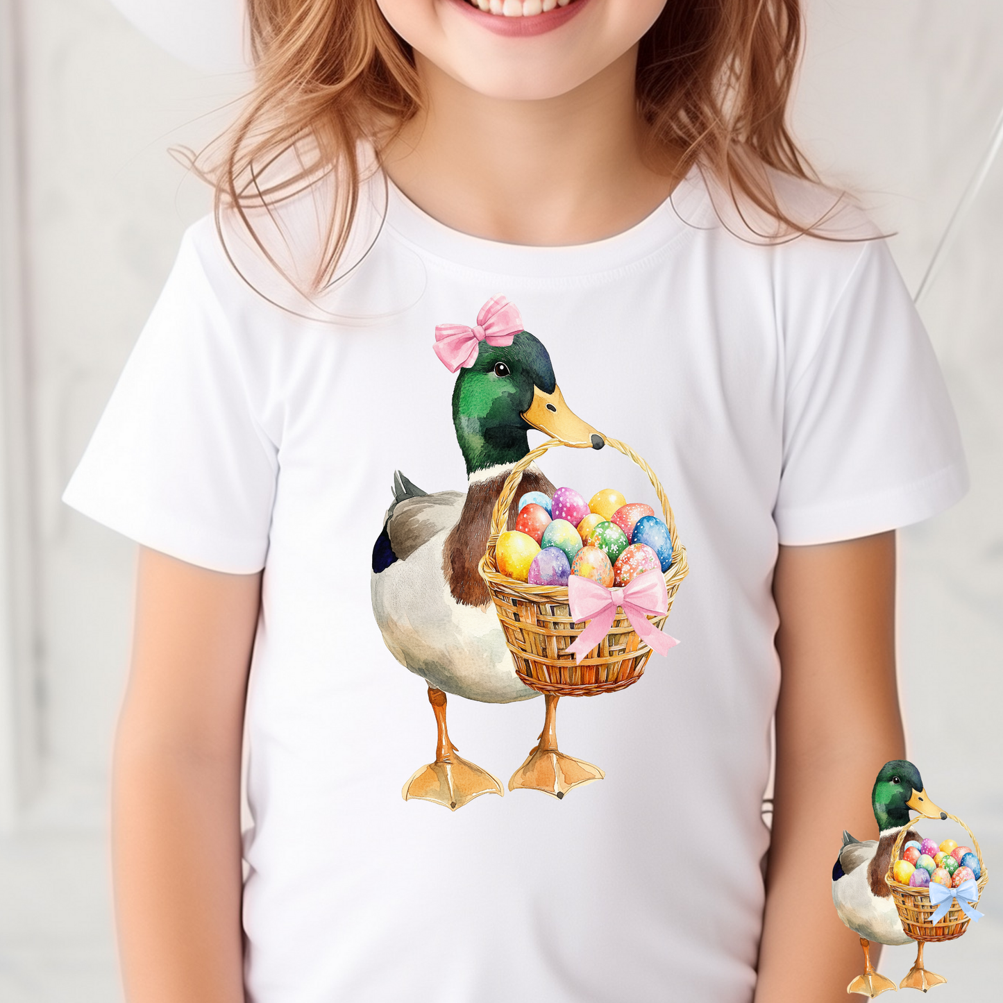 Easter Duck (Boy/Girl Option) Full Color DTF Transfer