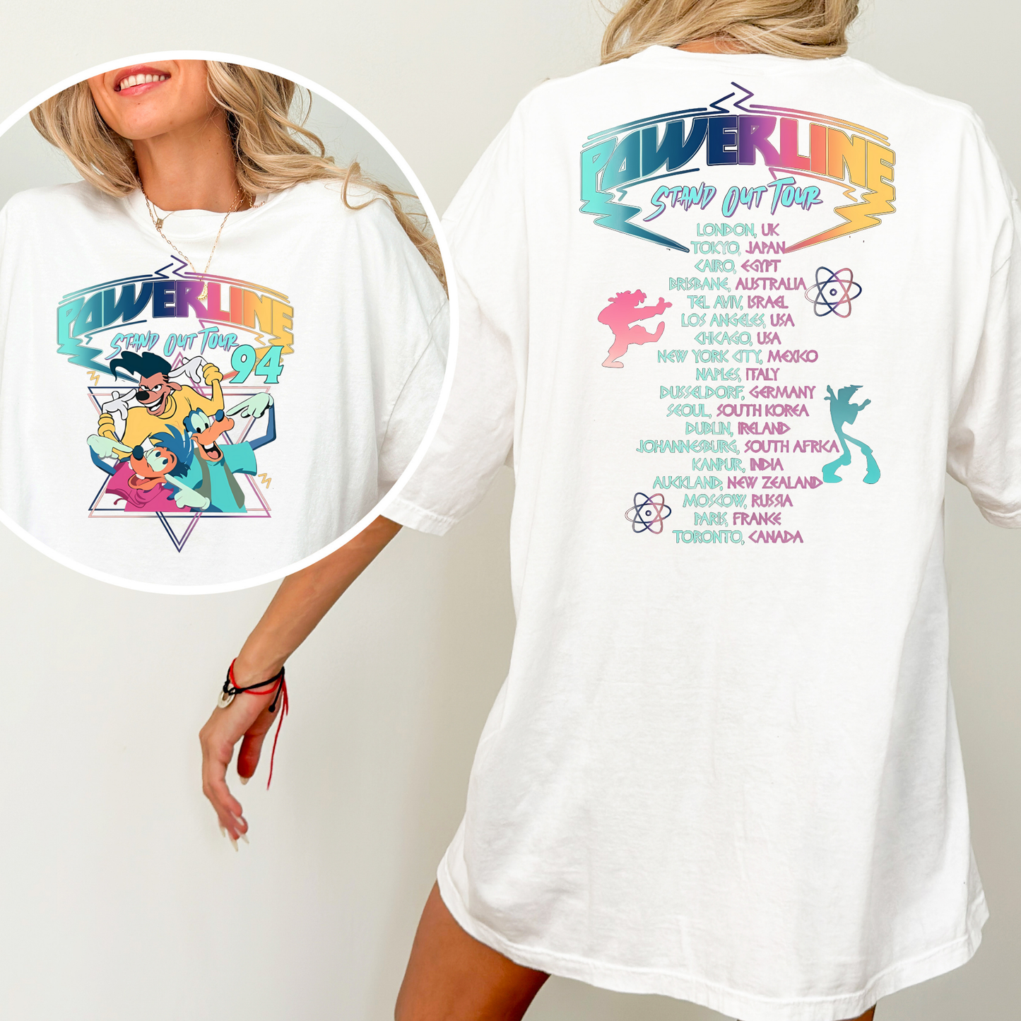 Pawerline Stand Out Tour (Goofy) Full Color DTF Transfer