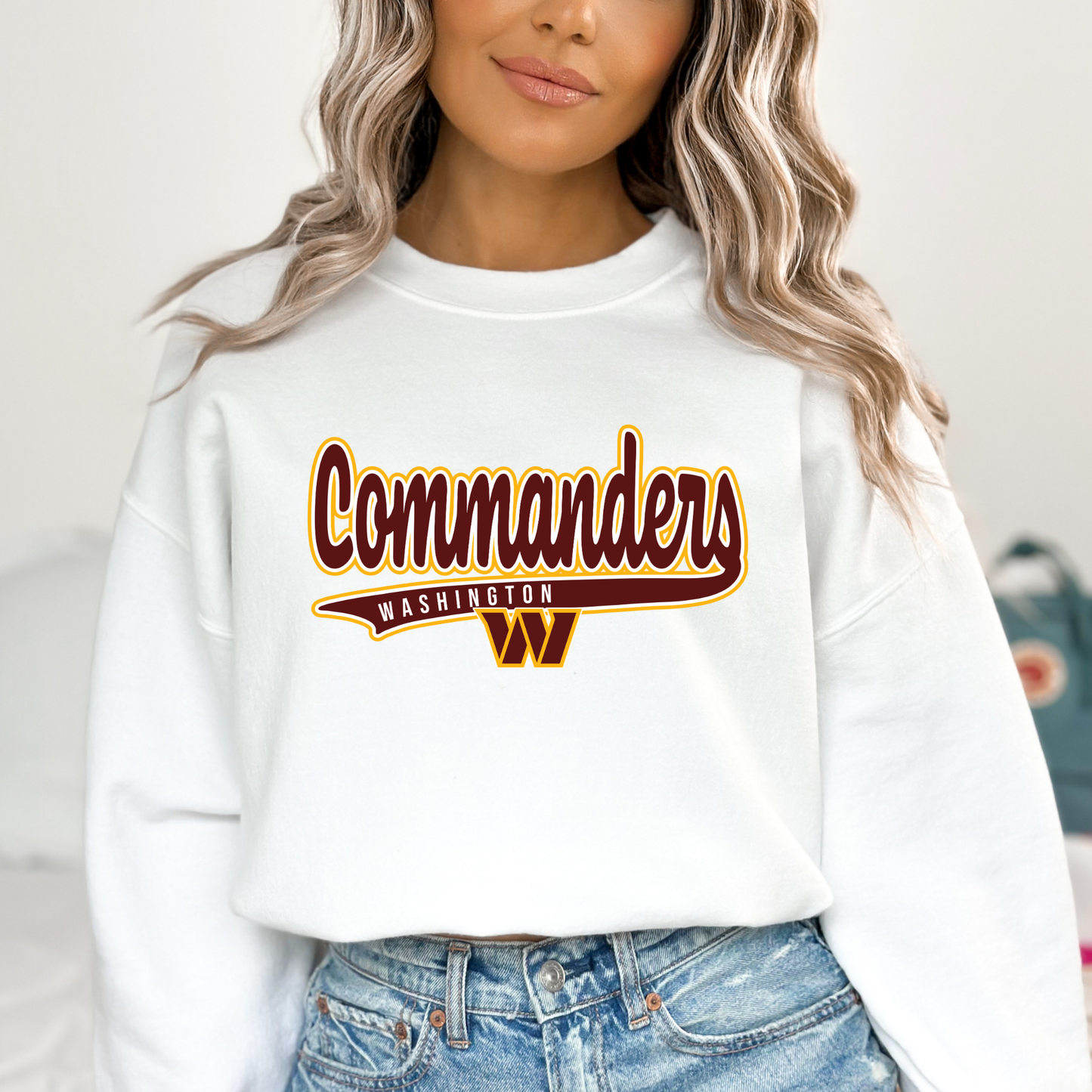 Commanders (Swoop Design) Full Color DTF Transfer