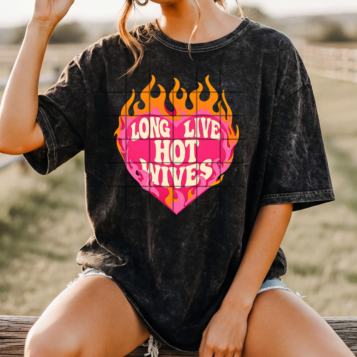 Long Live Hot Wives Full Color DTF Transfer