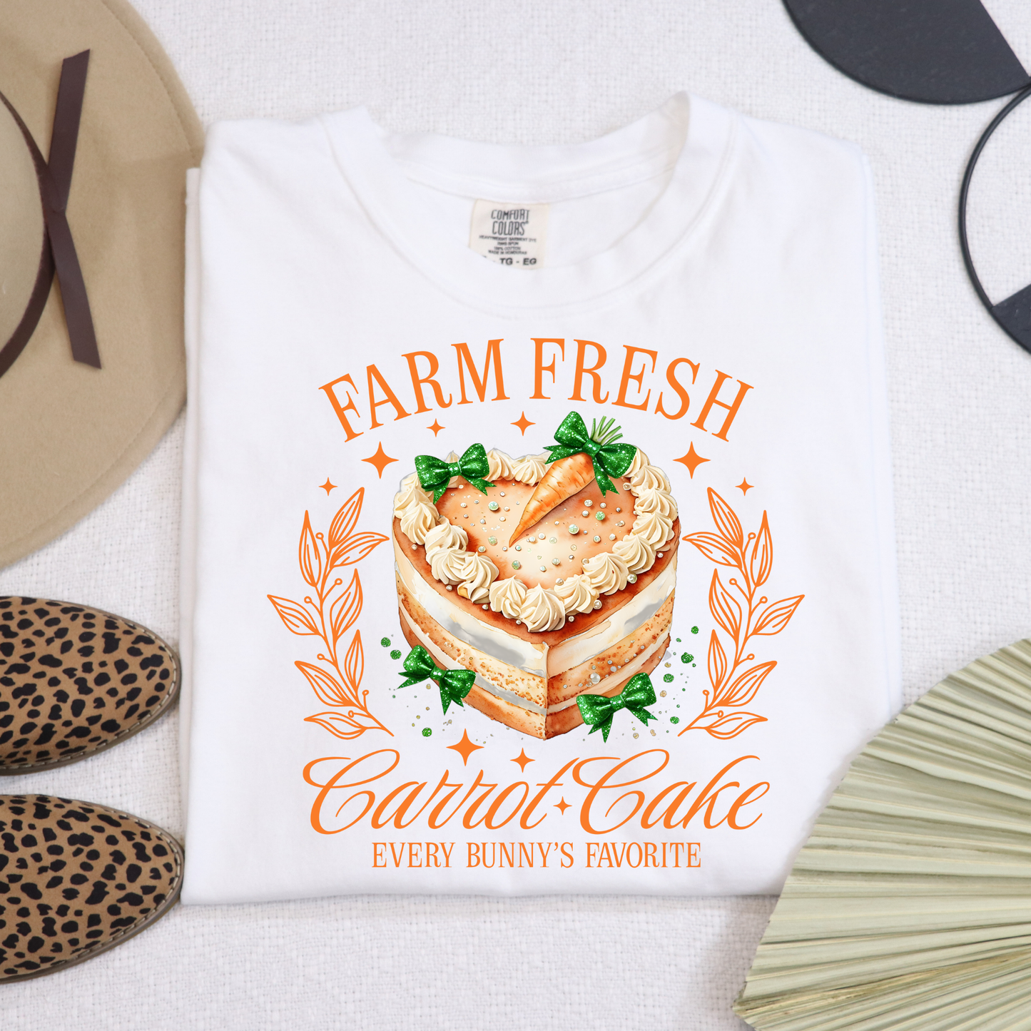 Farm Fresh Carrot Cake Full Color DTF Transfer