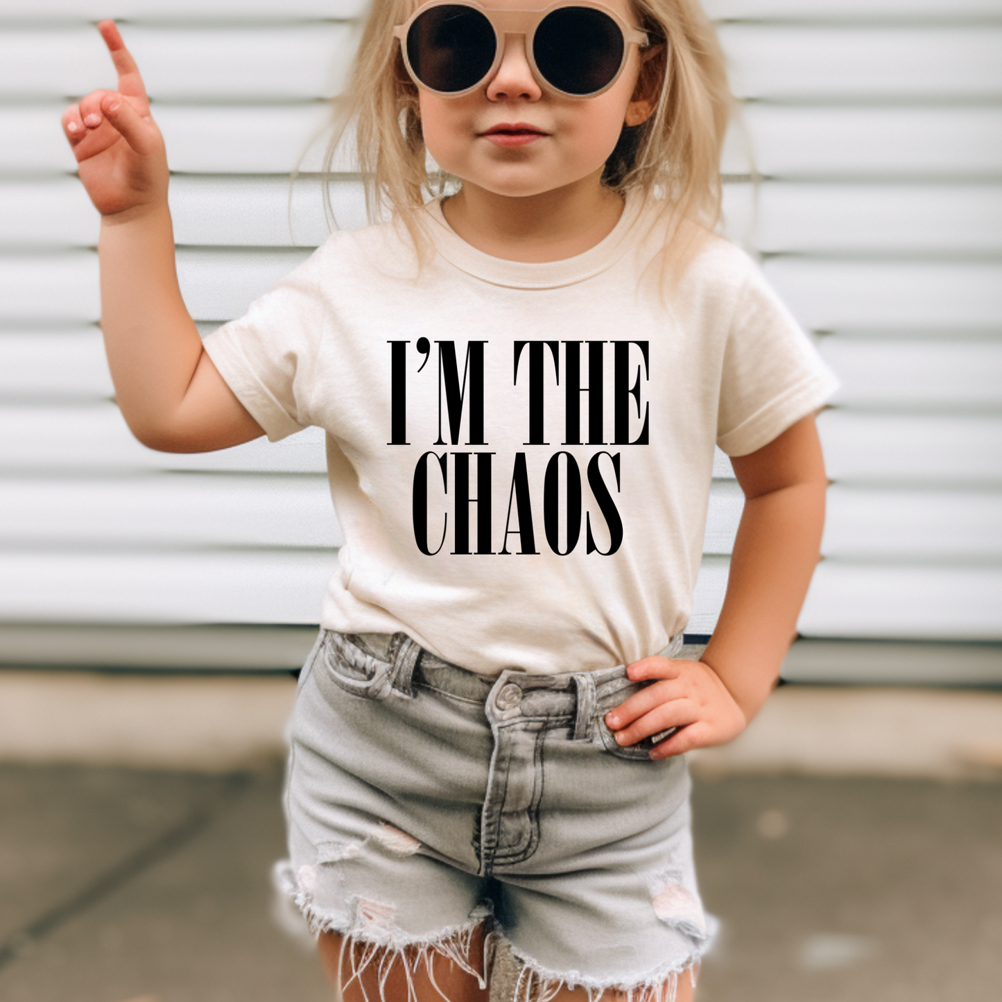 Coffee and Chaos - I'm The Chaos Full Color DTF Transfer