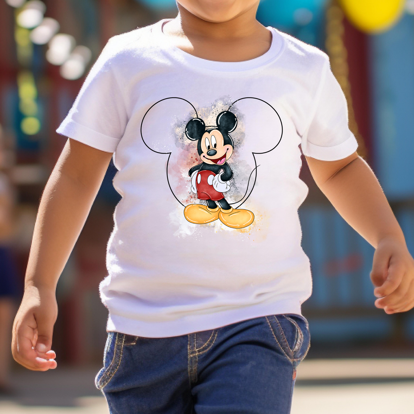 Mickey or Minnie Full Color DTF Transfer