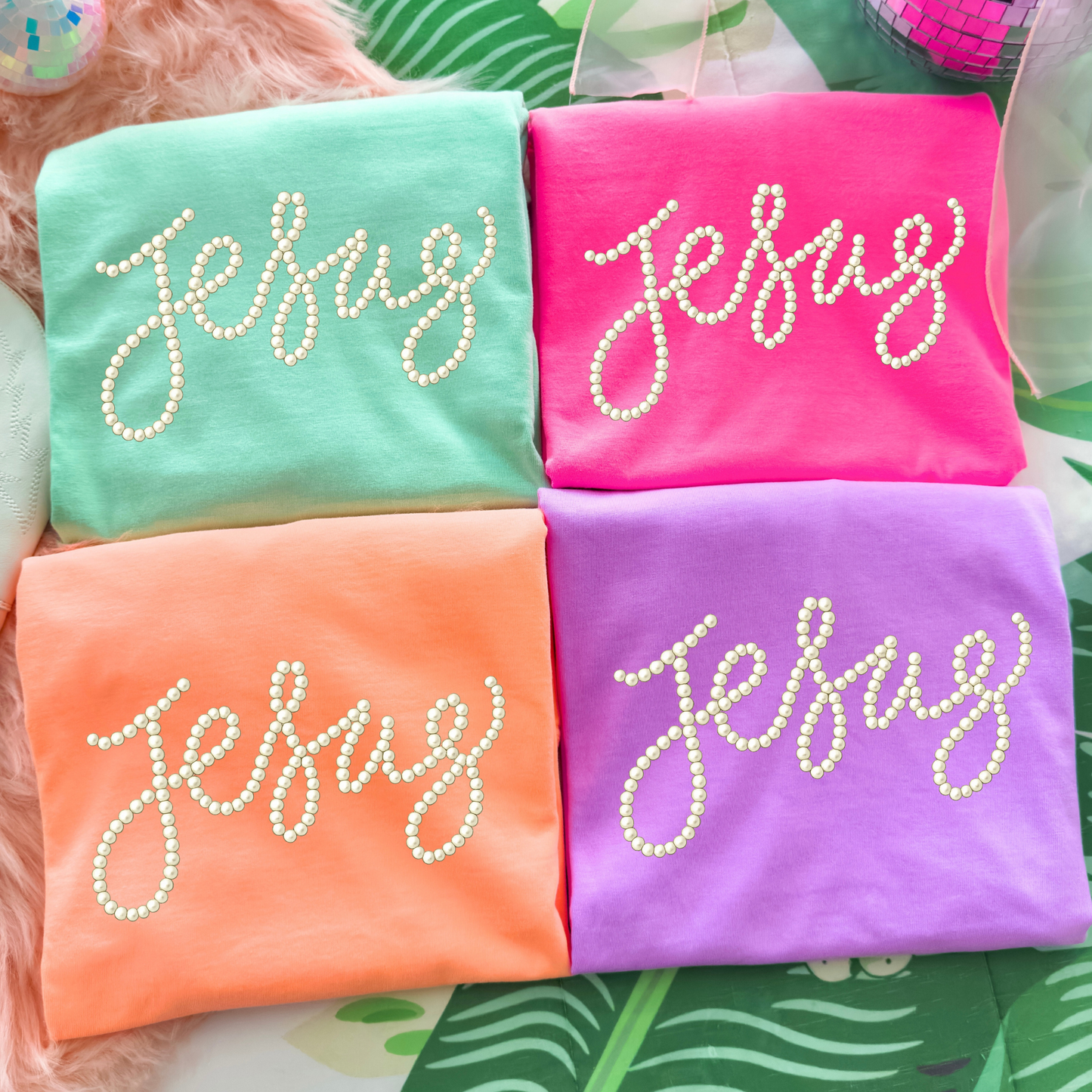 Jesus (Pearls) Full Color DTF Transfer