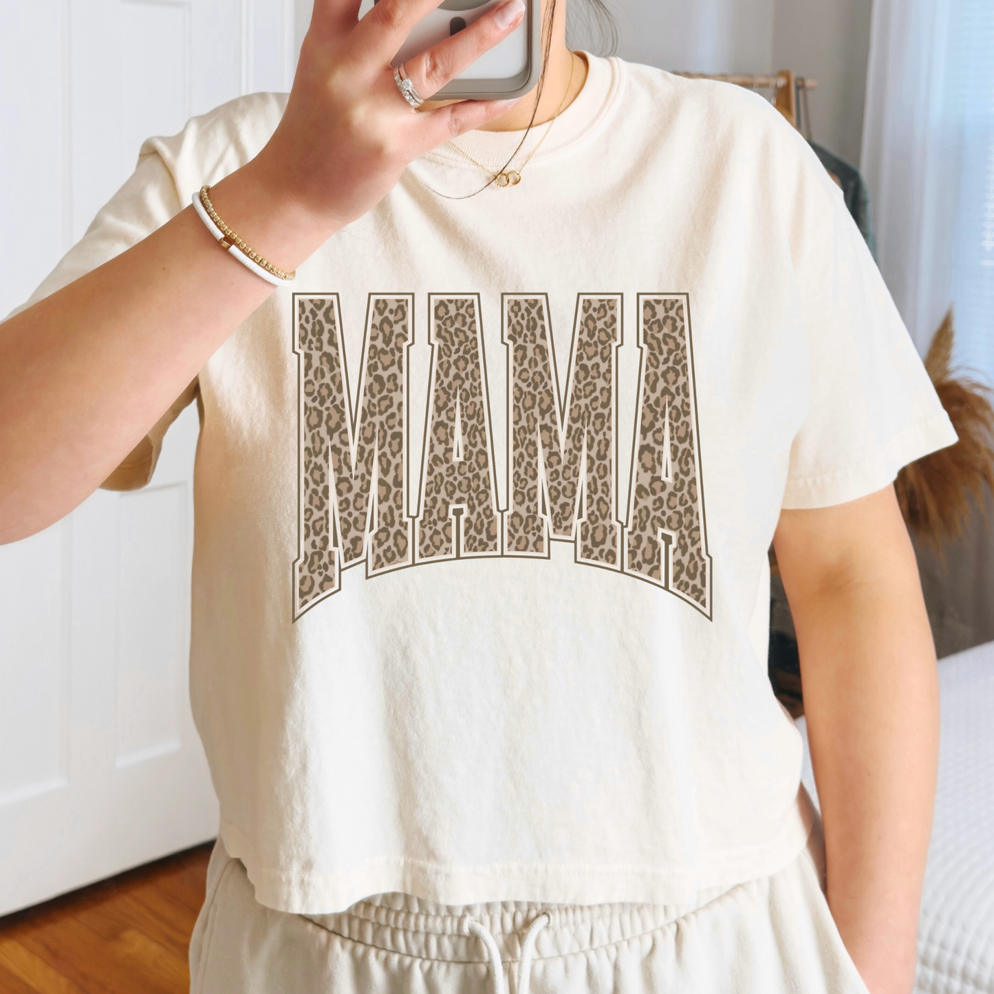Leopard Mama Full Color DTF Transfer