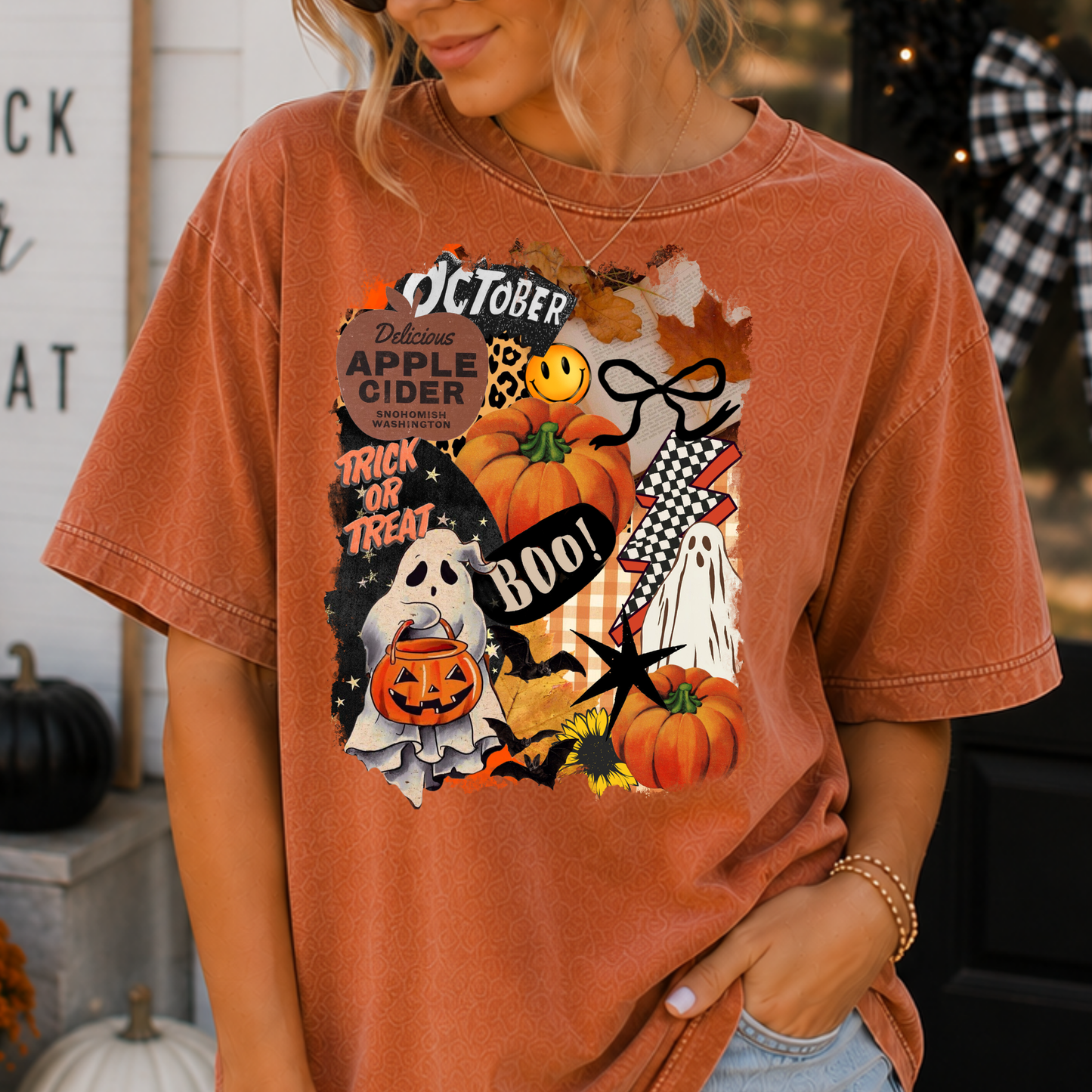 Halloween Collage Full Color DTF Transfer