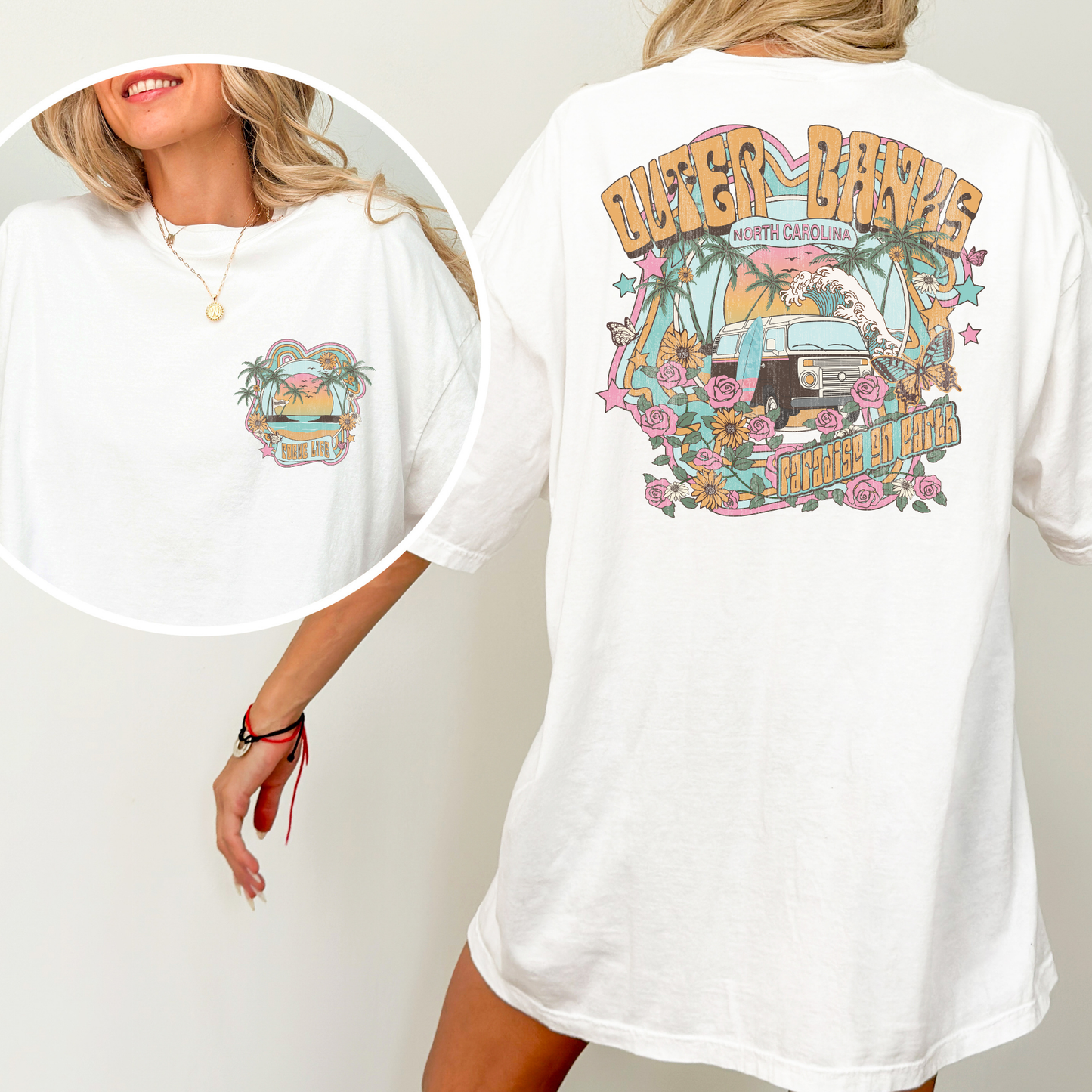 Outer Banks - Paradise On Earth Full Color DTF Transfer