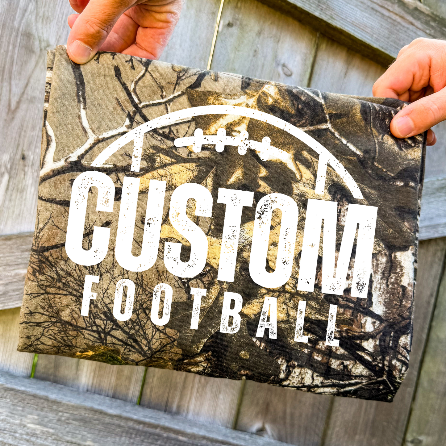 Custom Mascot Football Full Color DTF Transfer