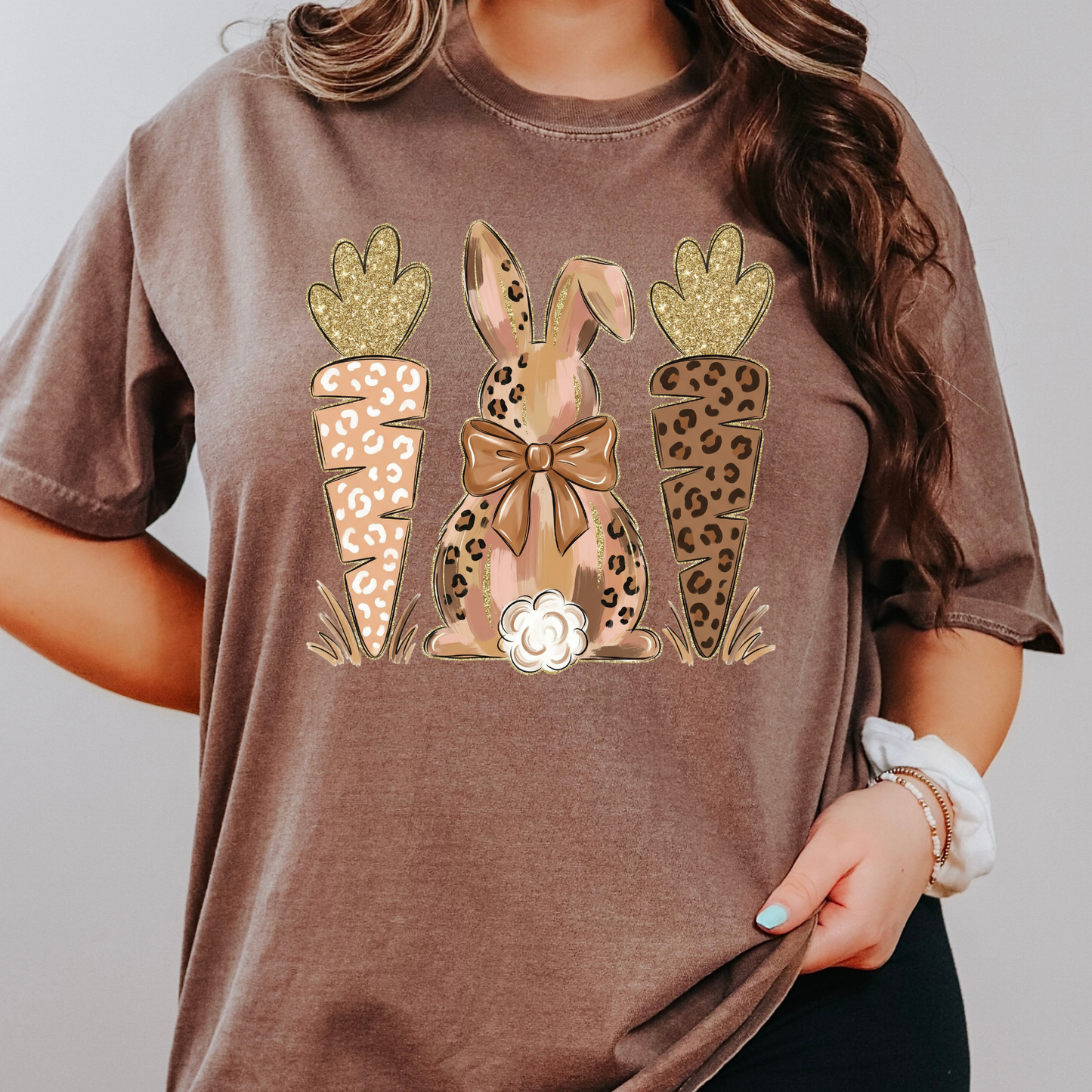 Bunny/Carrots Full Color DTF Transfer