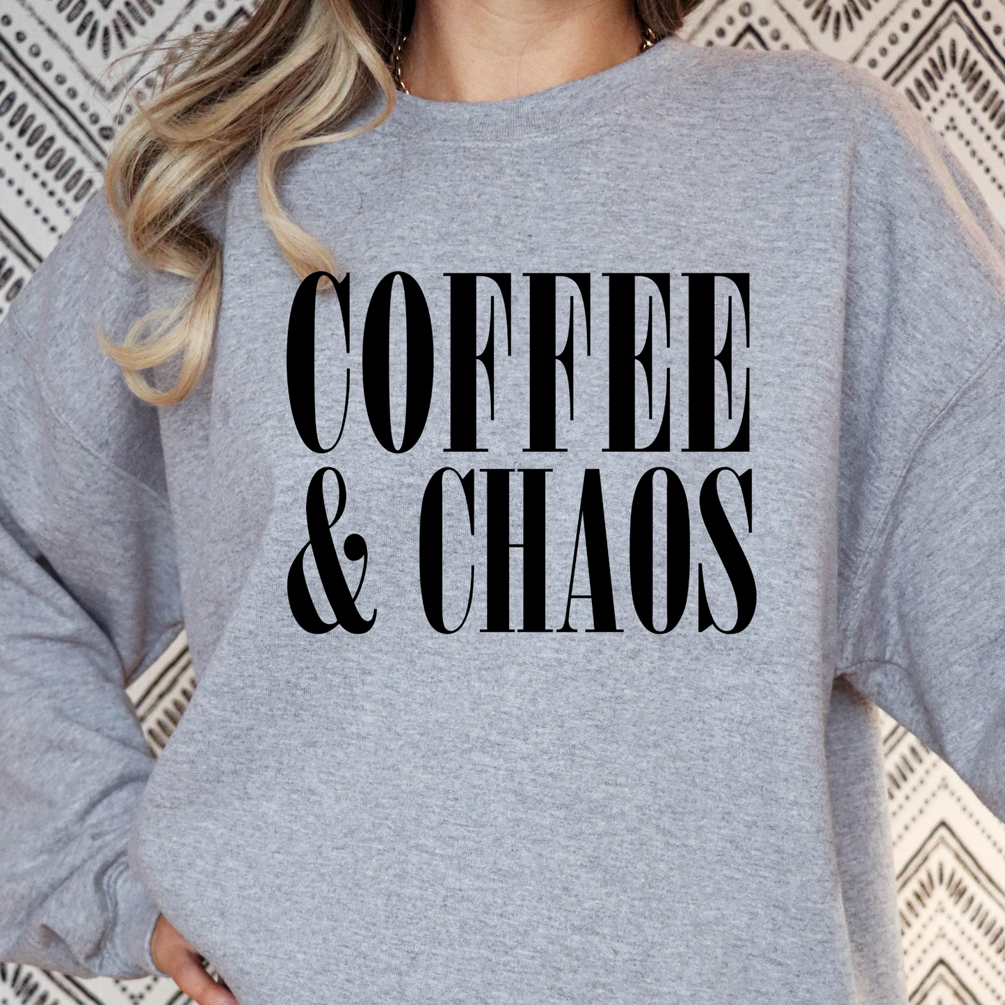 Coffee and Chaos - I'm The Chaos Full Color DTF Transfer