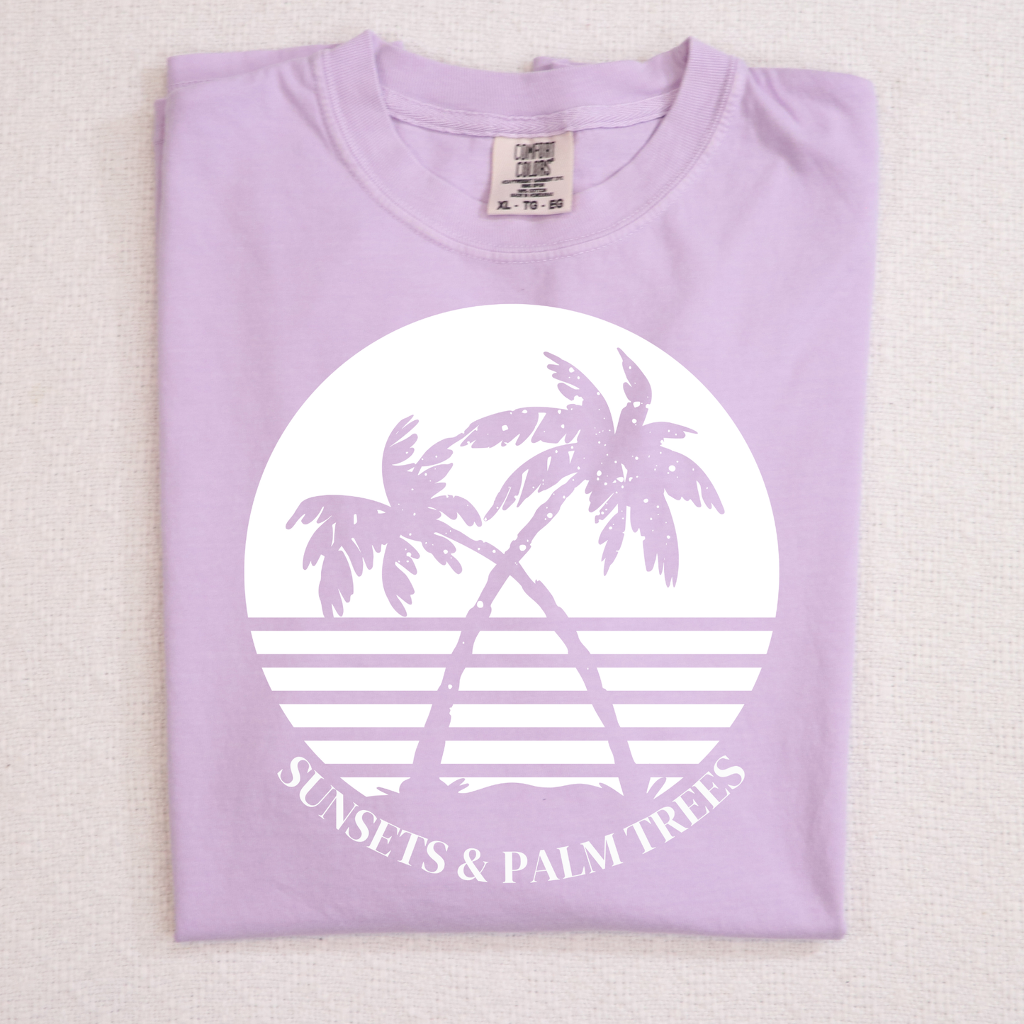 Sunshine & Palm Trees Full Color DTF Transfer
