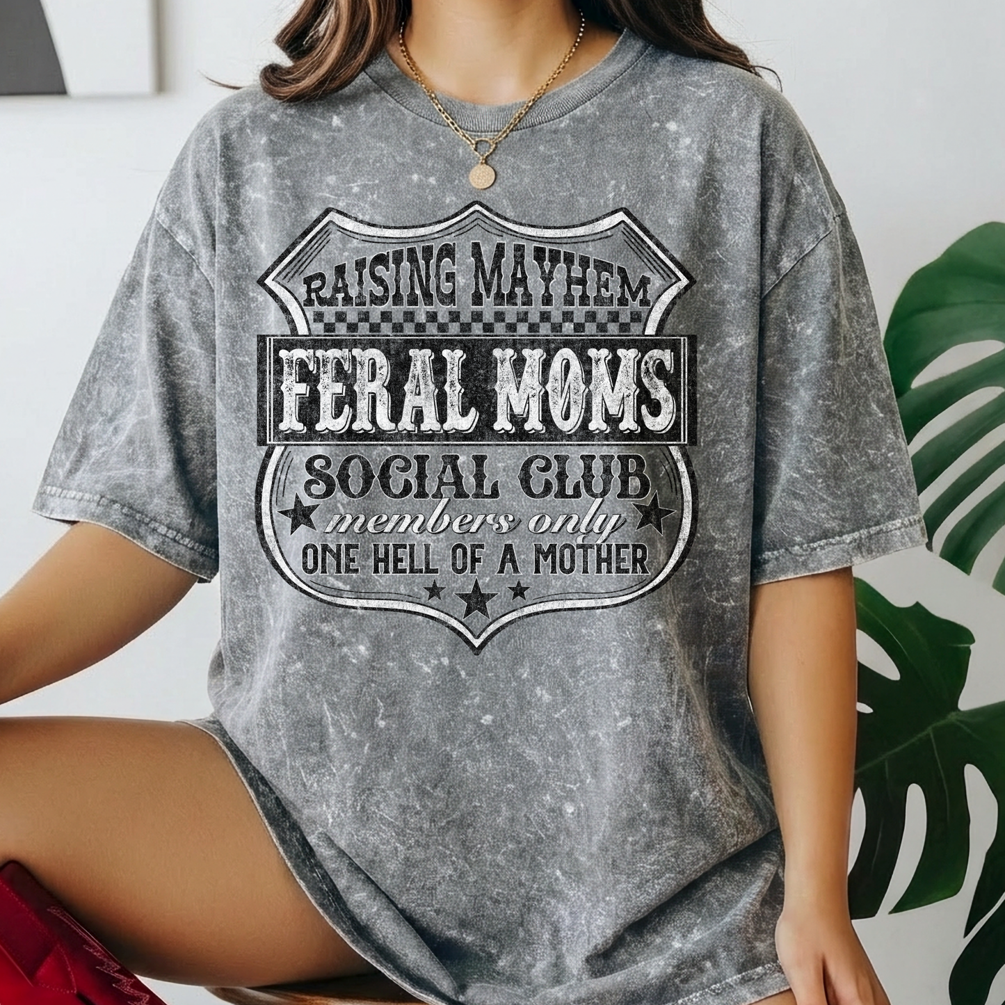 Raising Mayhem Feral Moms Full Color DTF Transfer