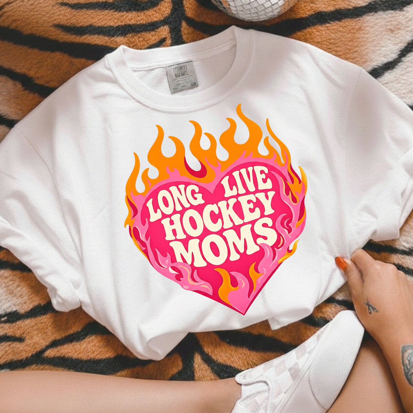 Long Live Hockey Moms Full Color DTF Transfer
