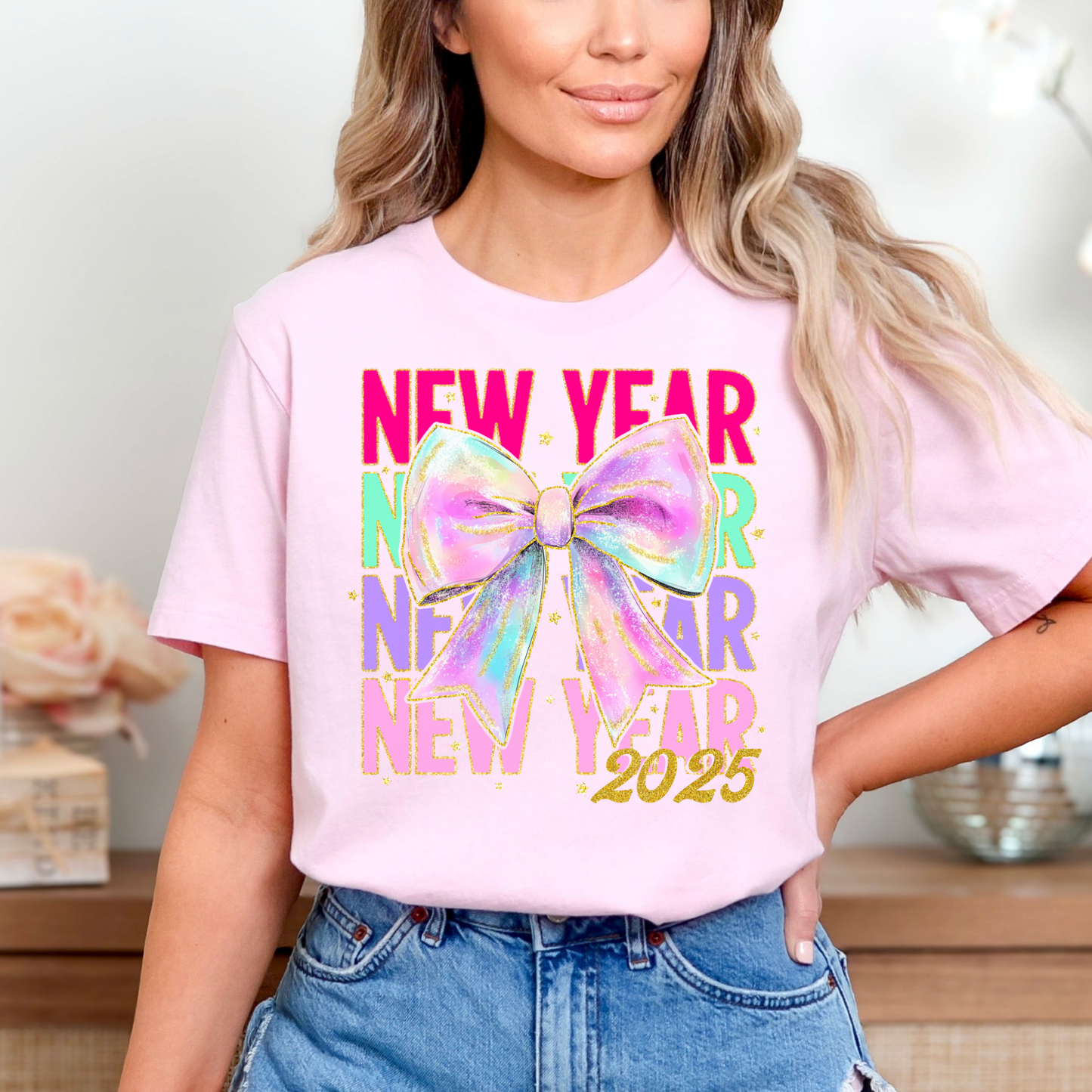 New Year (Repeat) 2025 Full Color DTF Transfer