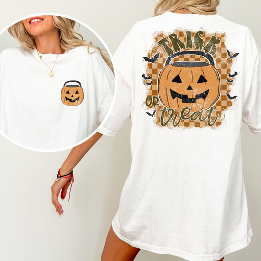 Trick or Treat Full Color DTF Transfer