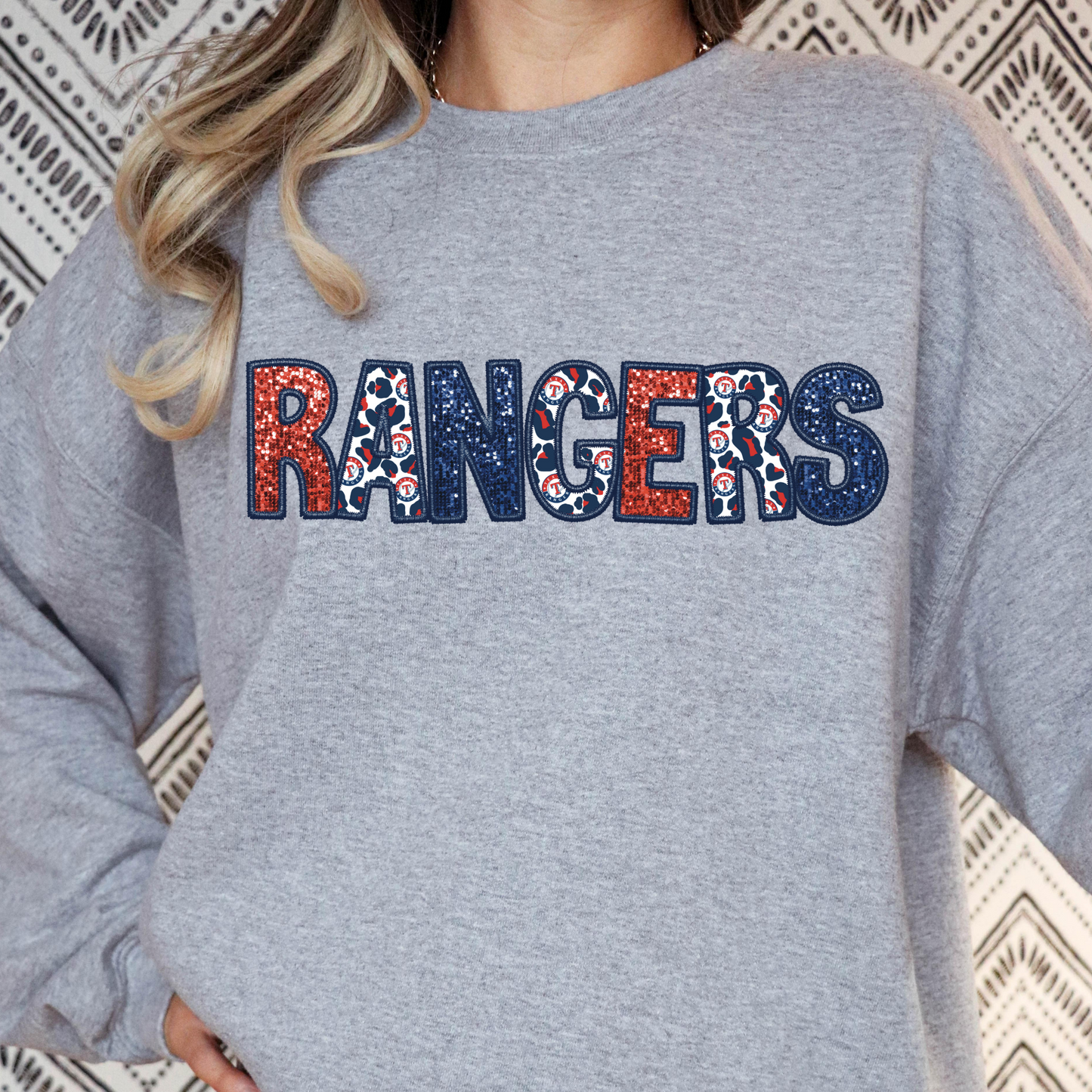 Rangers (Faux Embroidery) Full Color DTF Transfer