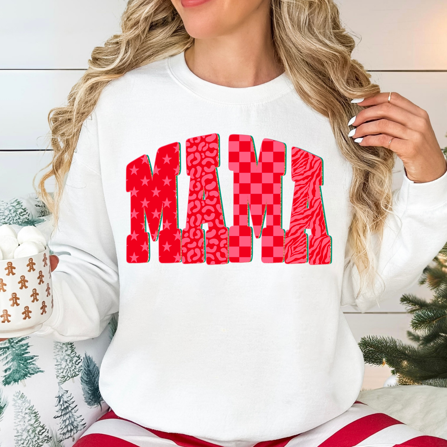 Mama (Red Stars, Leopard, Checkered, Zebra) Full Color DTF Transfer