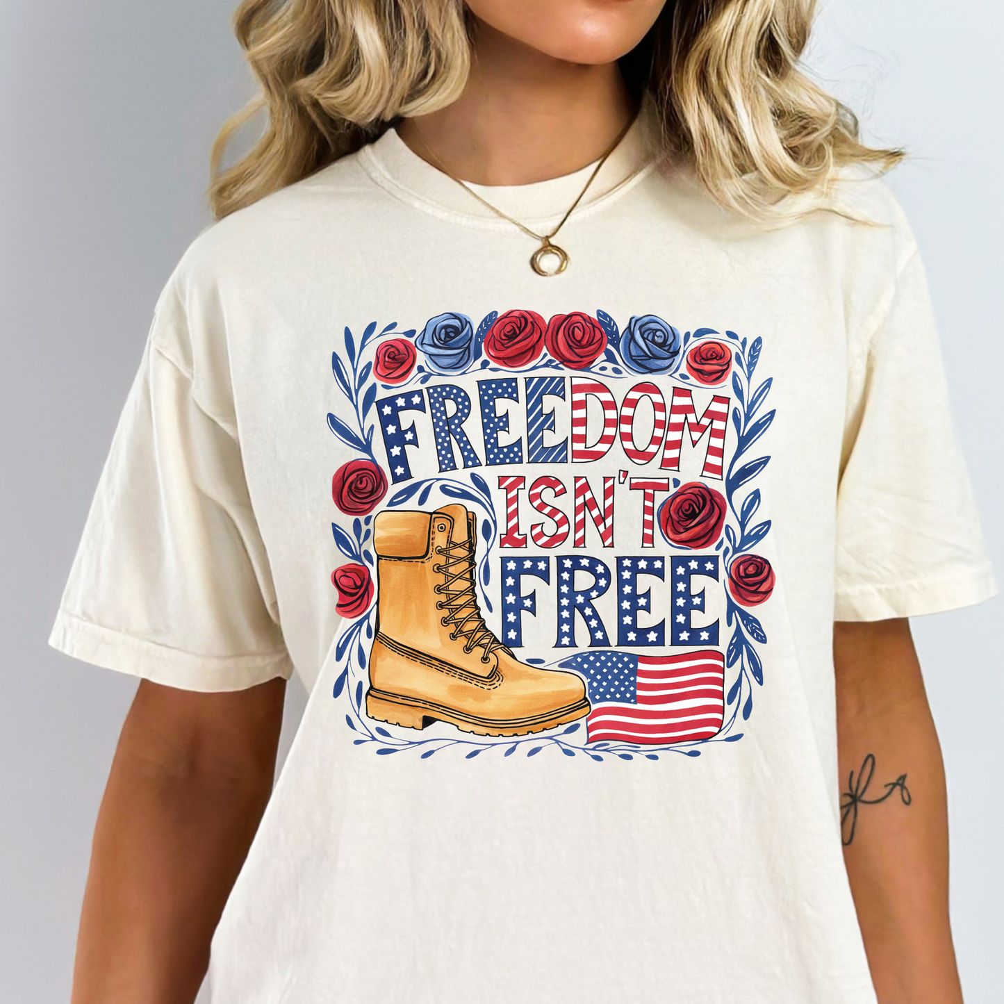 Freedom Isn't Free (Memorial Day) Full Color DTF Transfer