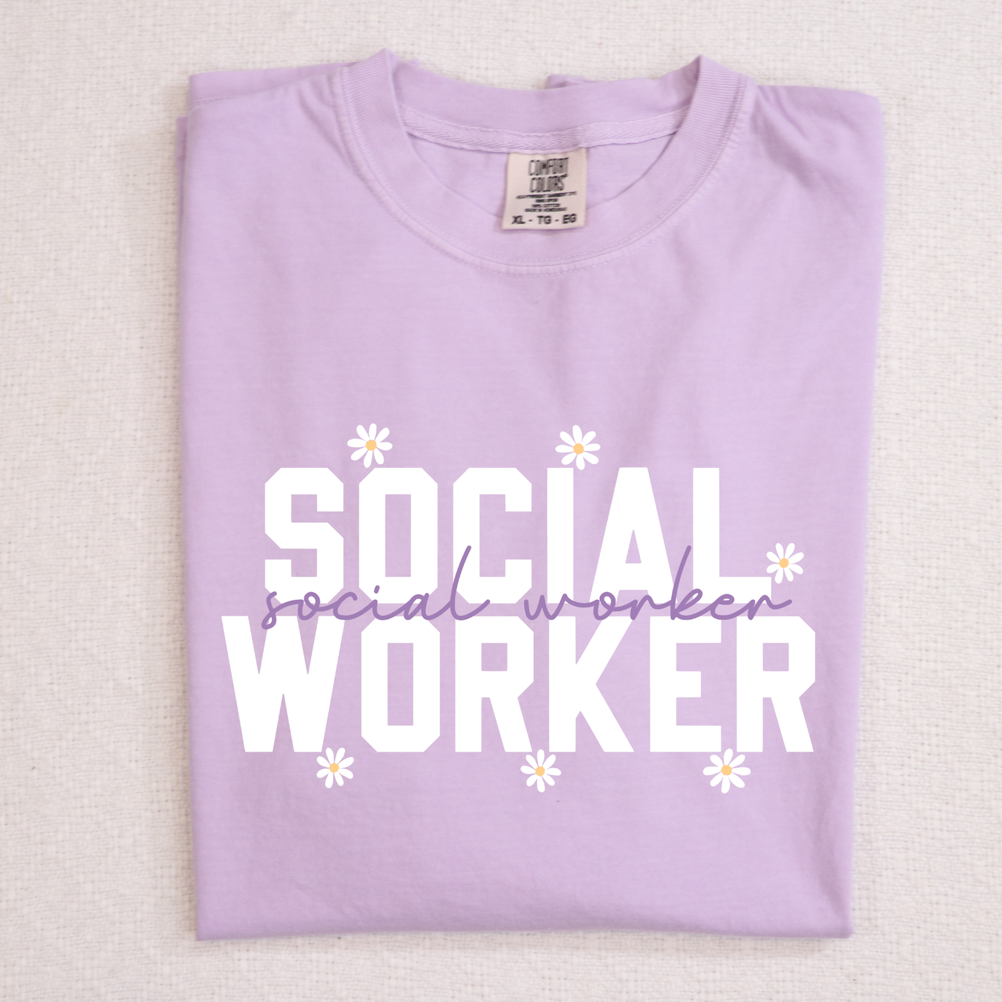 Social Worker Full Color DTF Transfer